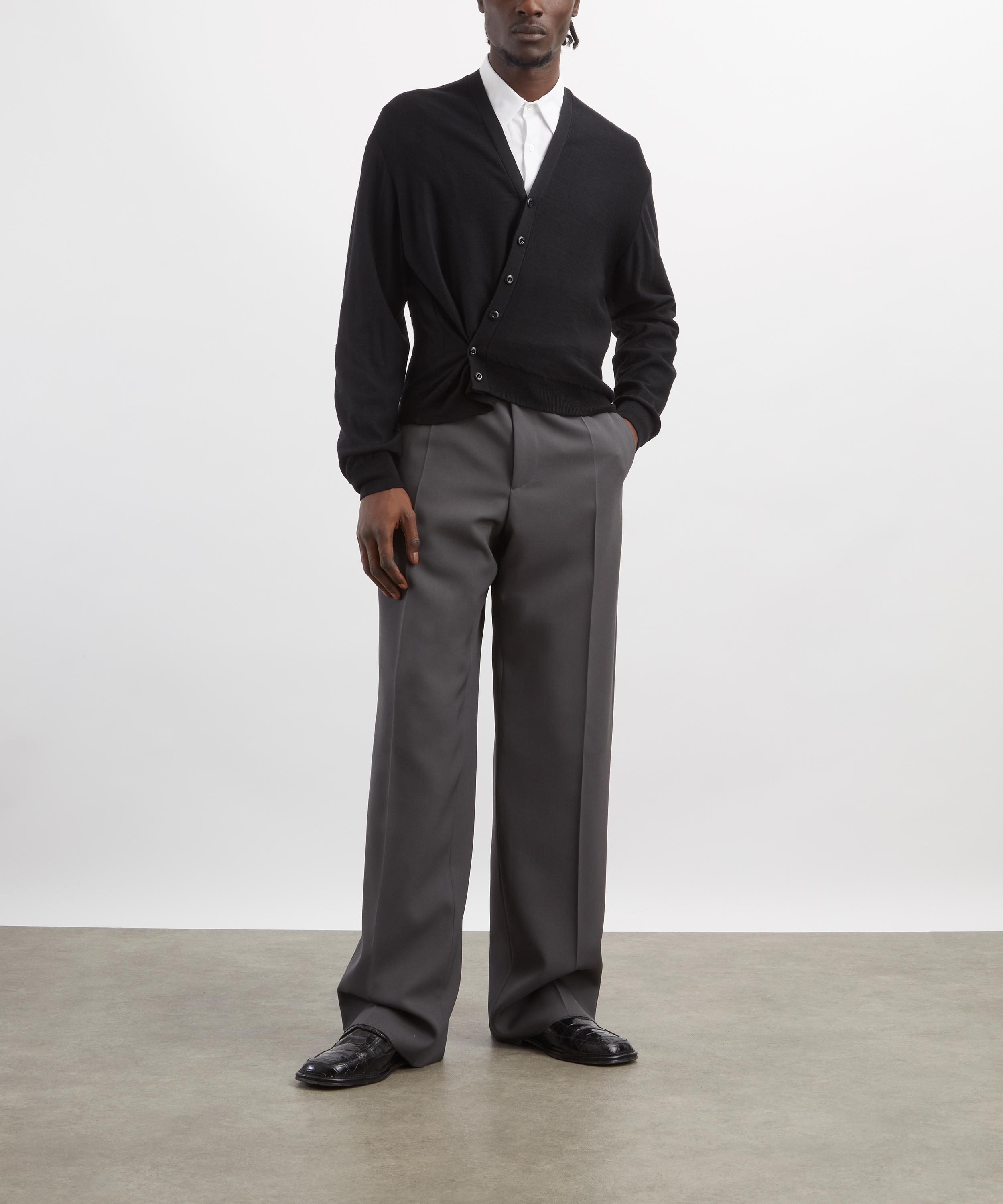 Jil Sander - Grey Tailored Wool Trousers image number 1
