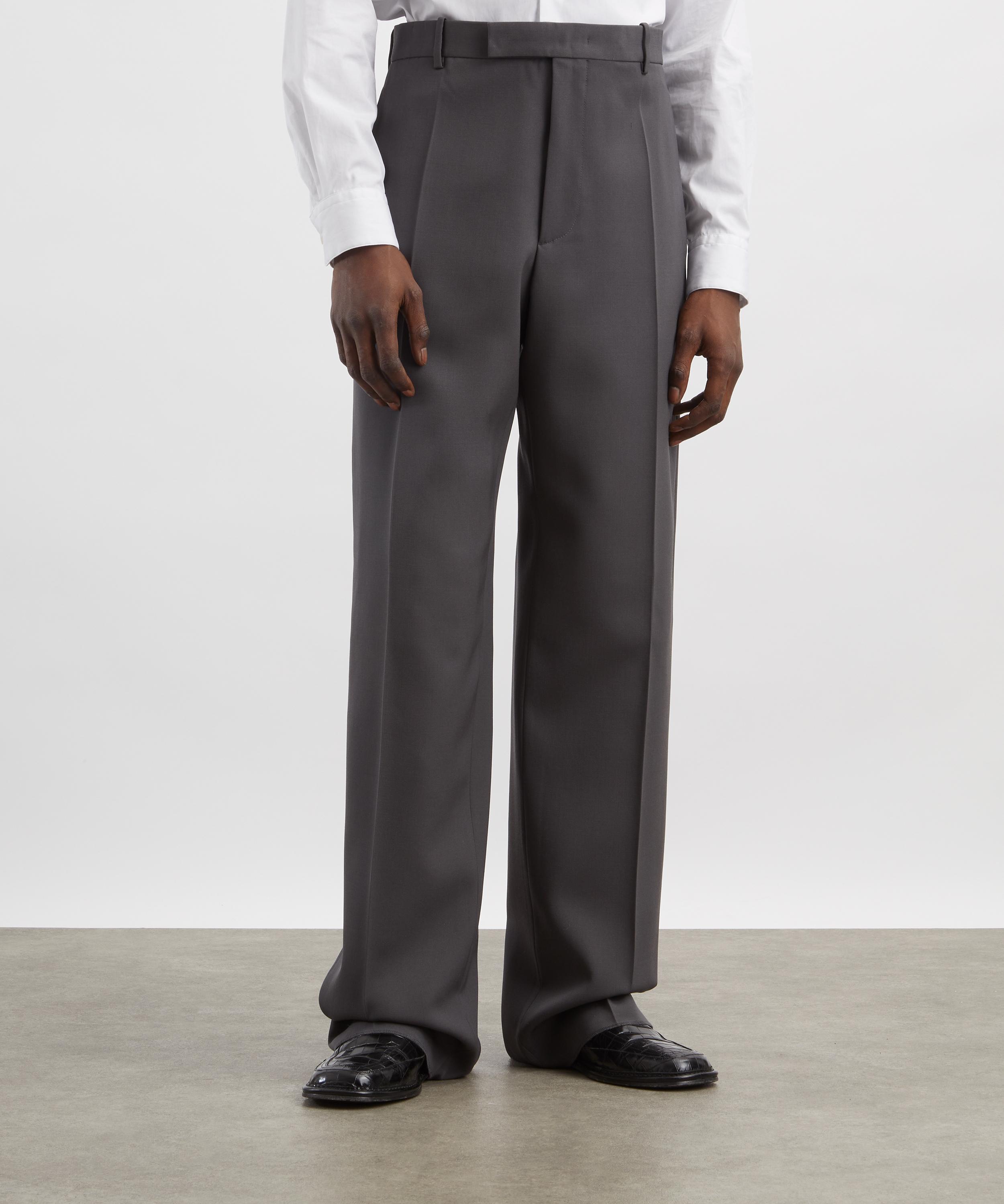 Jil Sander - Grey Tailored Wool Trousers image number 2