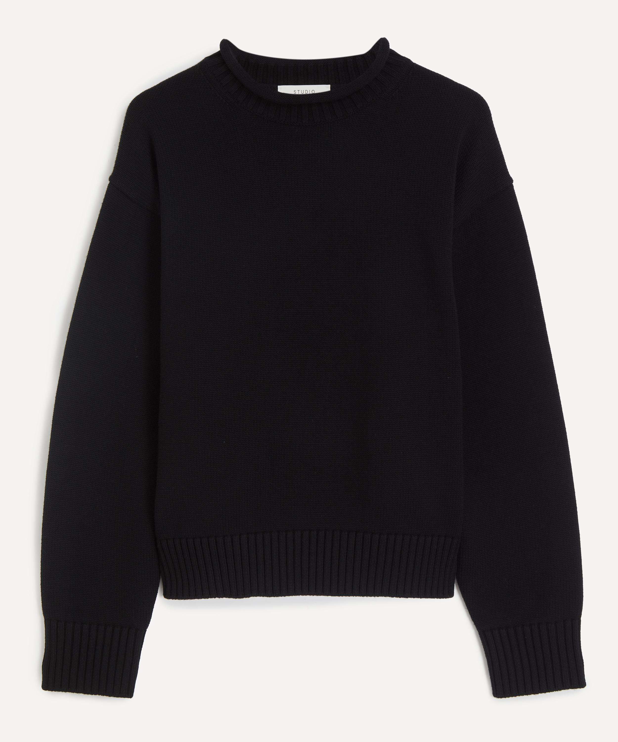 Studio Nicholson - Black Guernsey Jumper