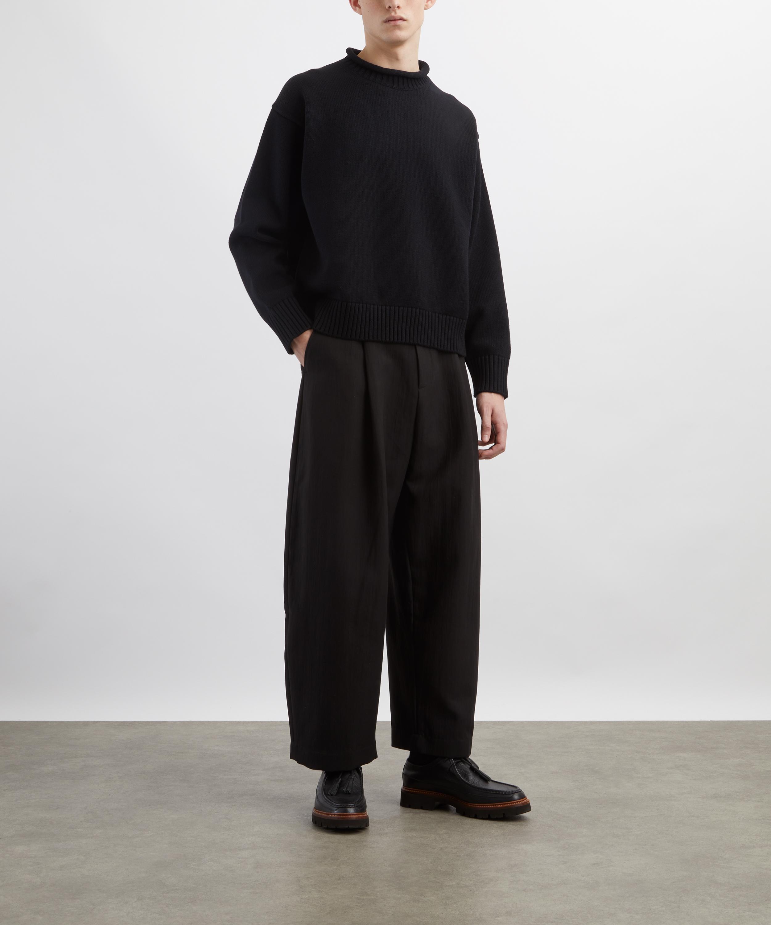 Studio Nicholson - Black Guernsey Jumper image number 1