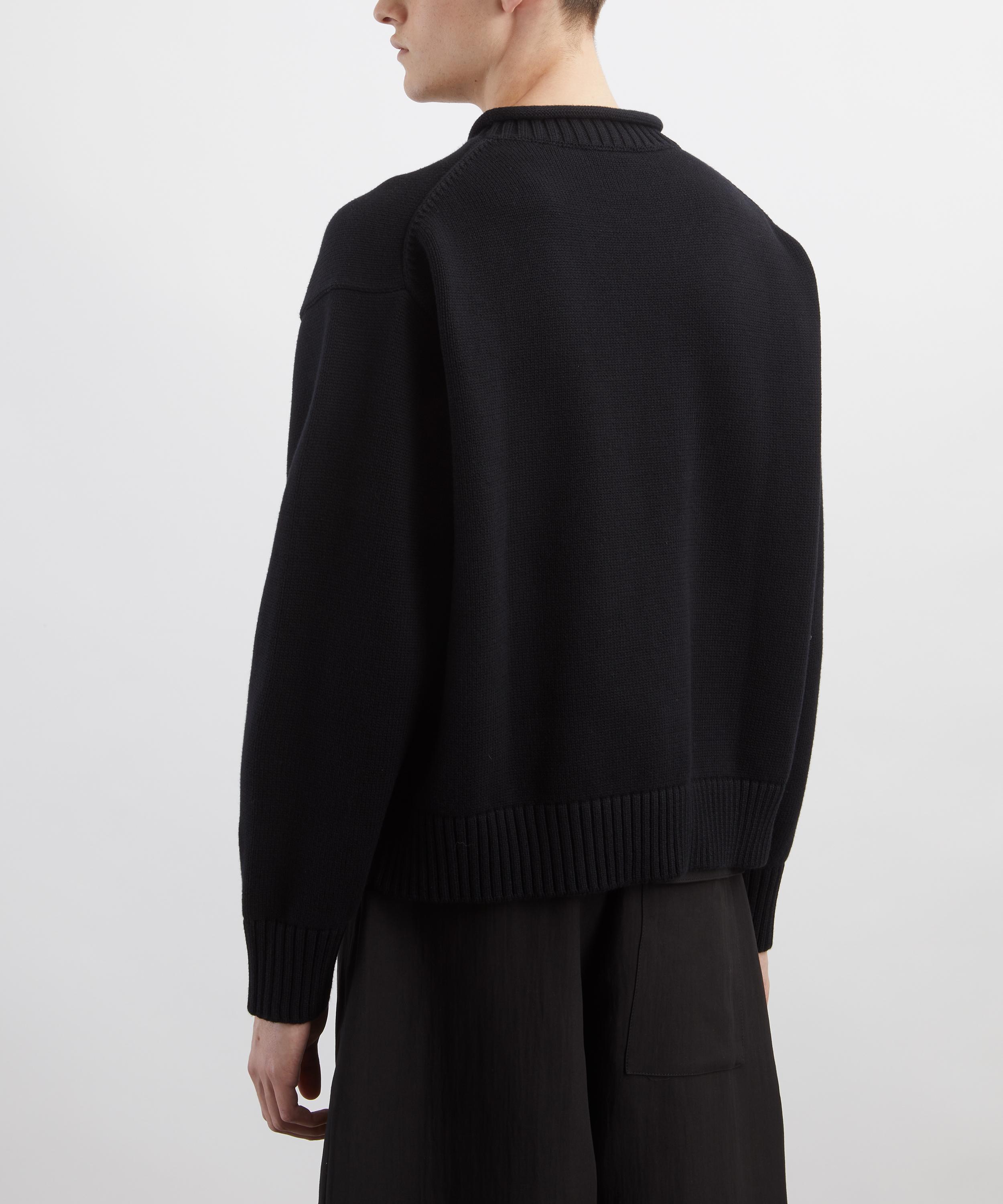 Studio Nicholson - Black Guernsey Jumper image number 3