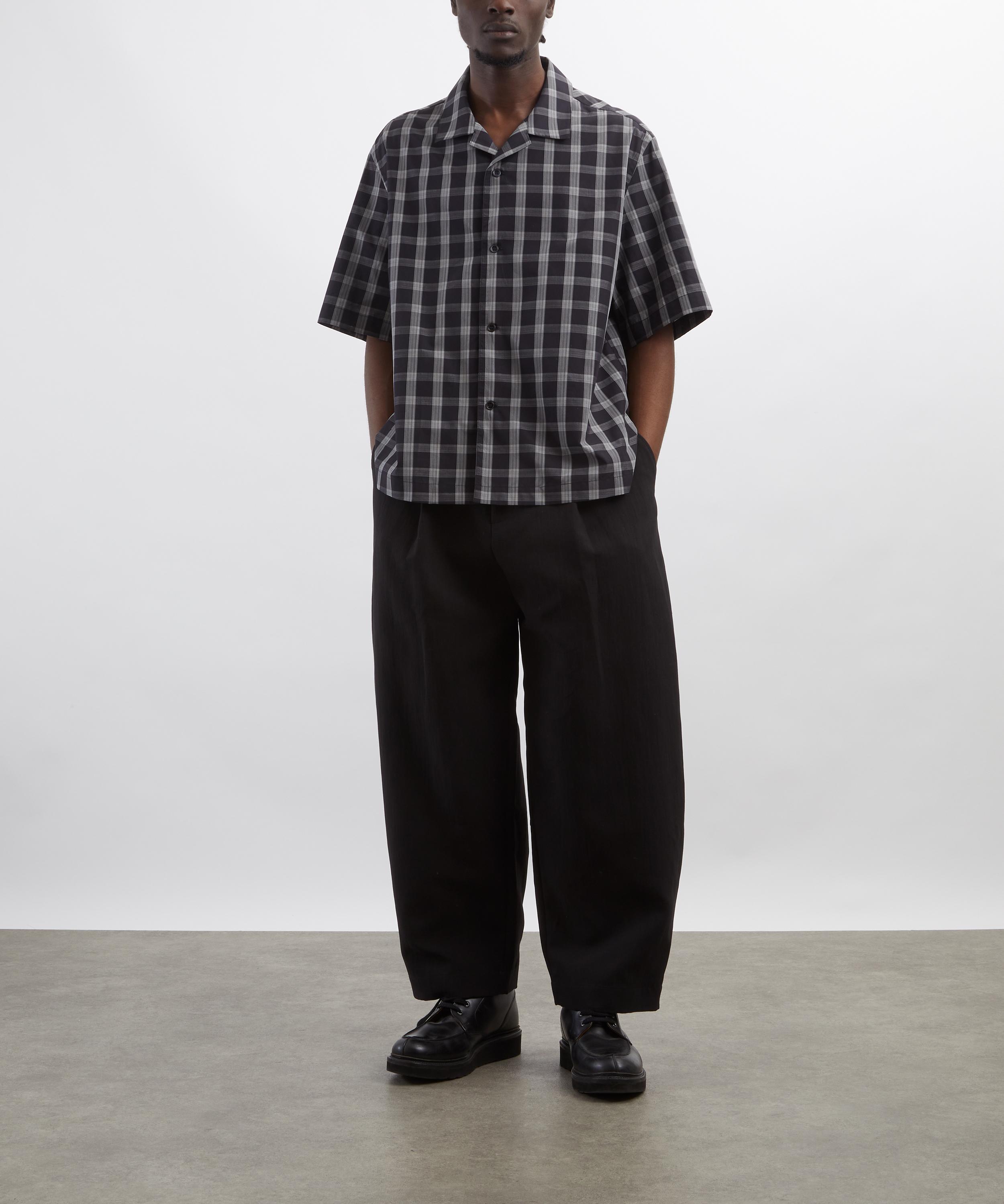 Studio Nicholson - Kline Short-Sleeve Check Shirt image number 1