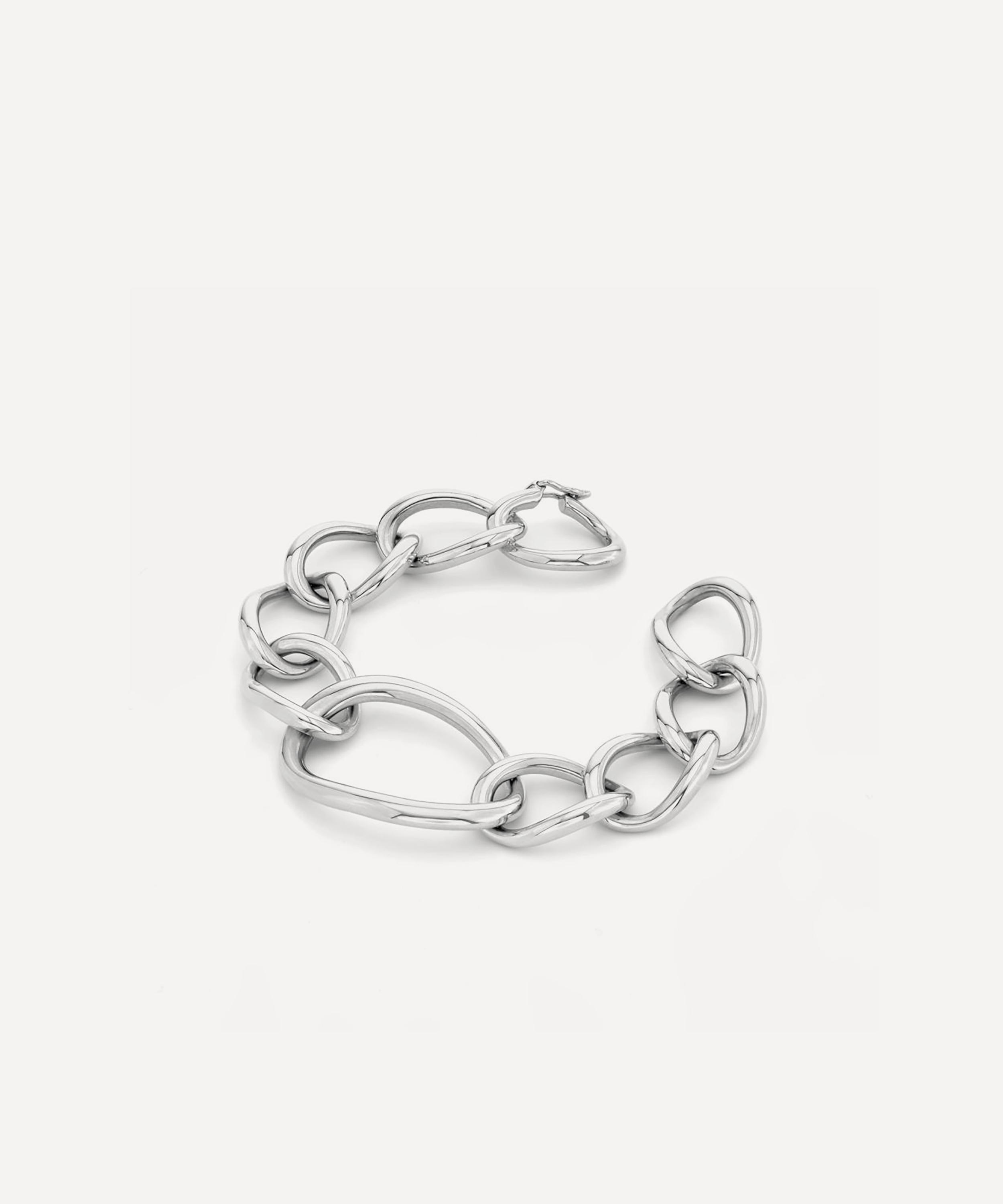 Dinny Hall - Sterling Silver Wave Chain Bracelet image number 2