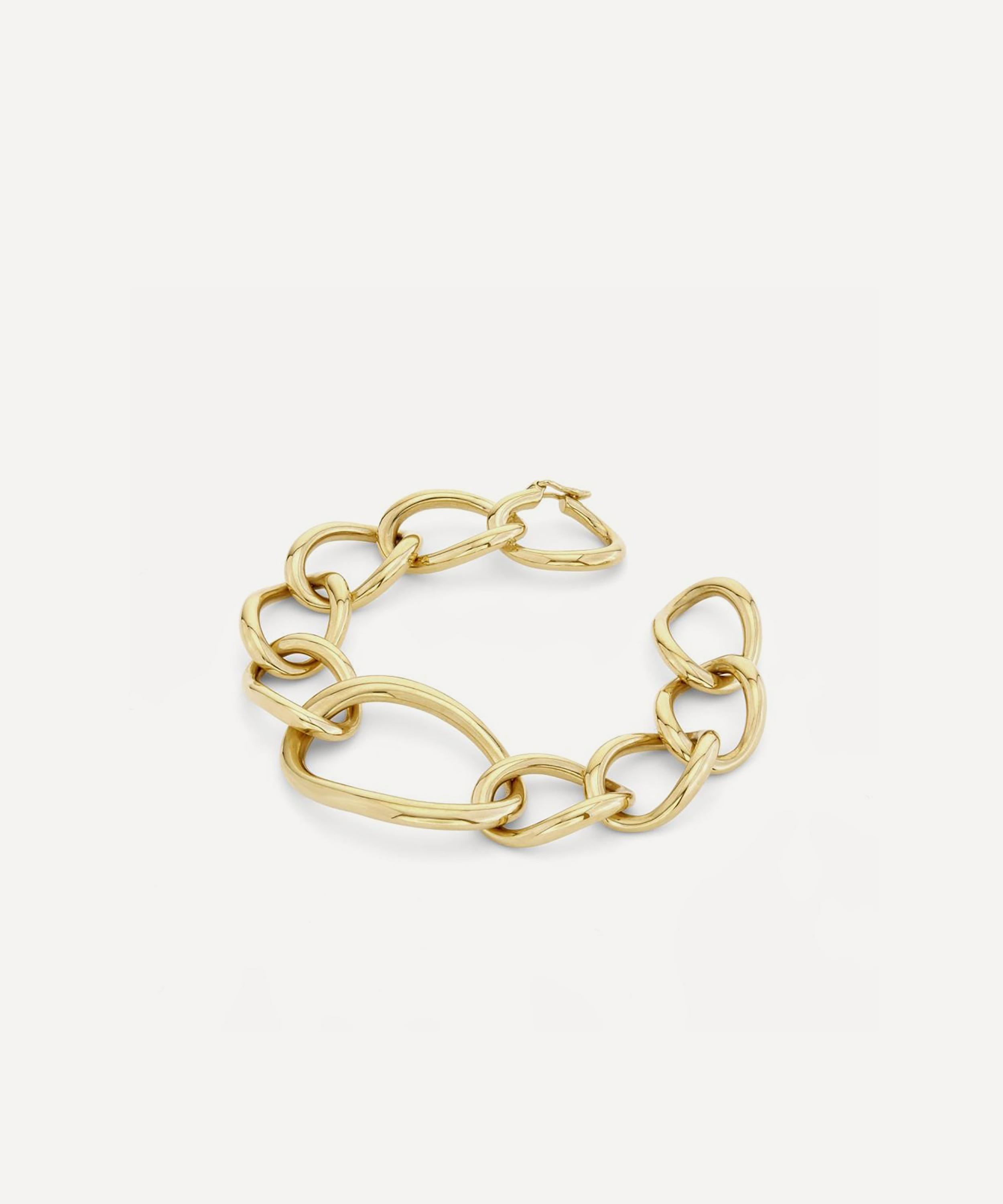 Dinny Hall - 18ct Gold-Plated Vermeil Silver Wave Chain Bracelet image number 2
