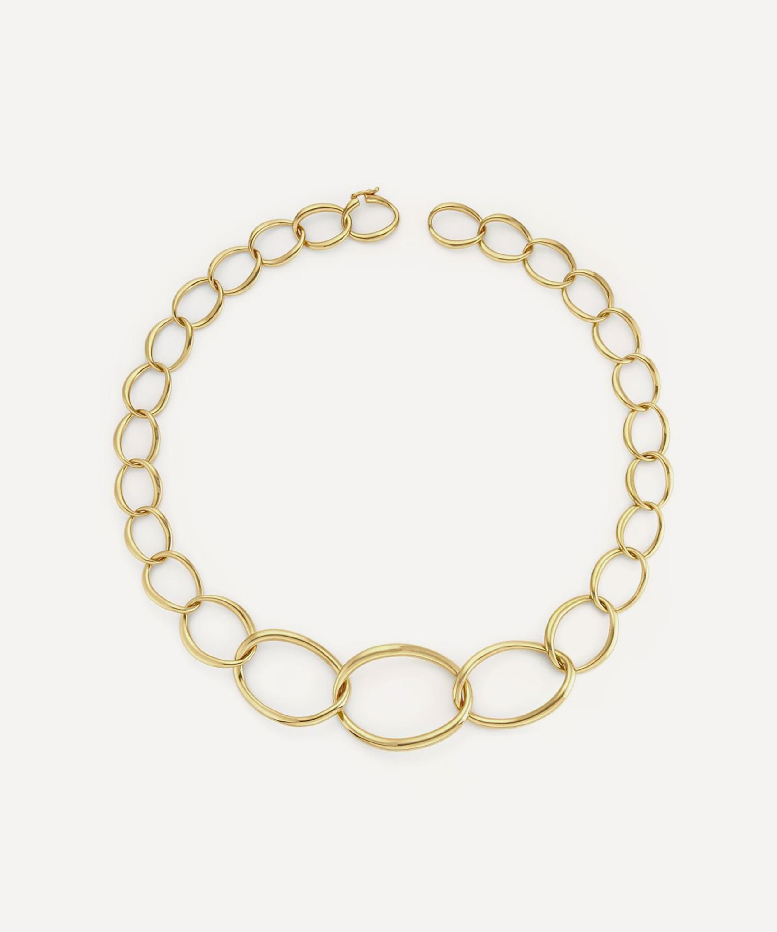 Dinny Hall - 18ct Gold-Plated Vermeil Silver Wave Chain Necklace