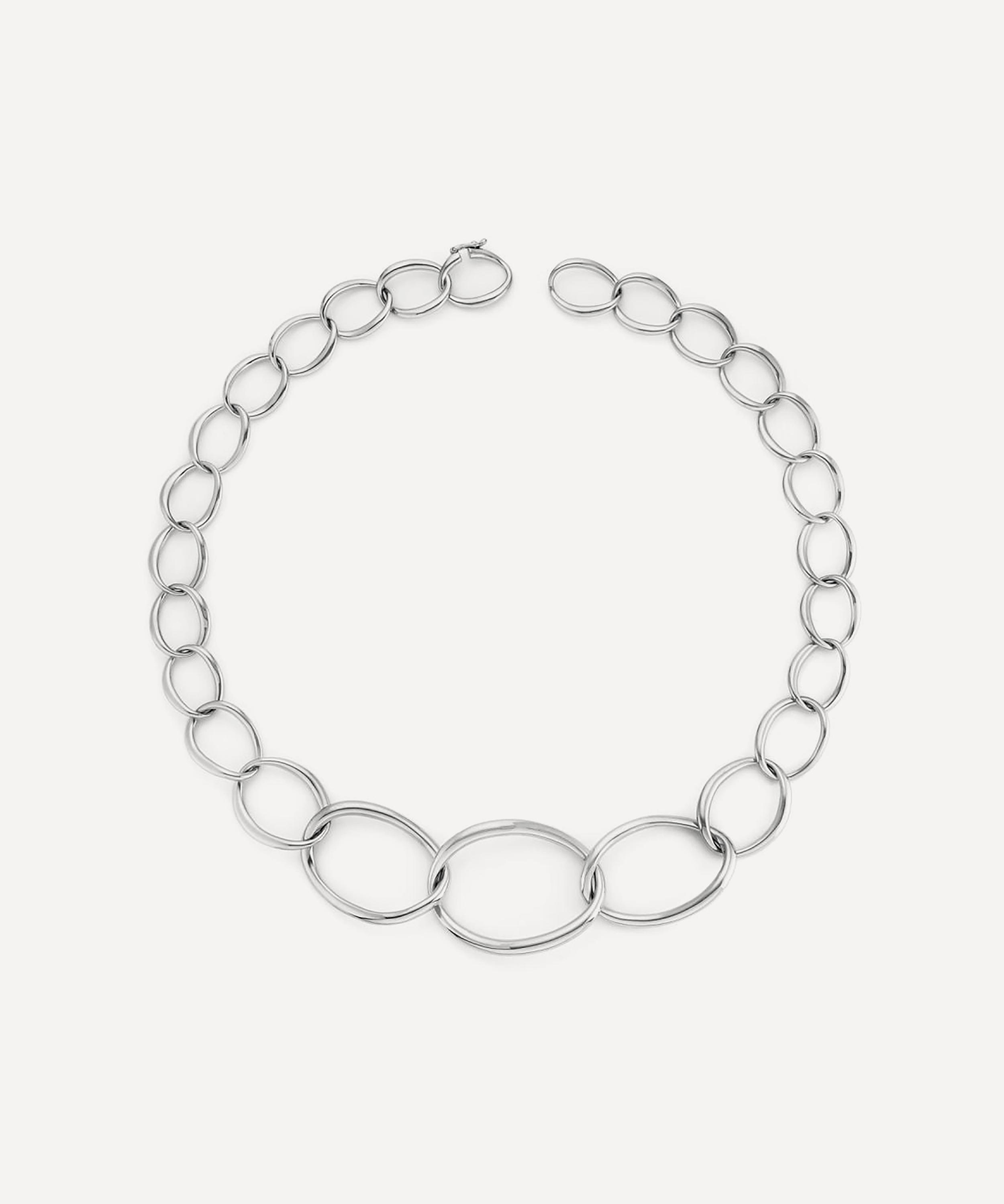 Dinny Hall - Sterling Silver Wave Chain Necklace