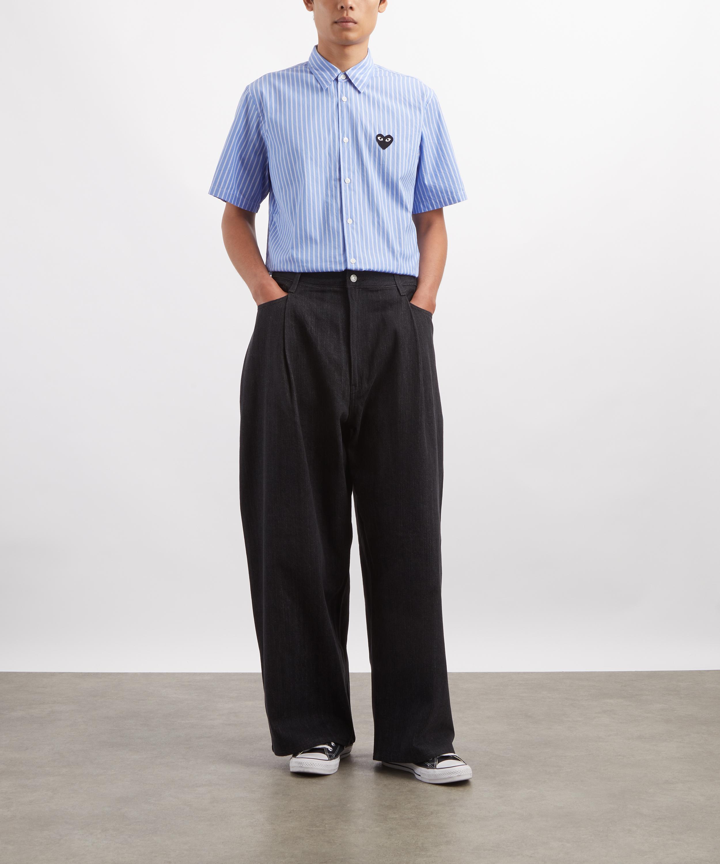 Levi's - Black Wide Pleat Crop Jeans image number 1