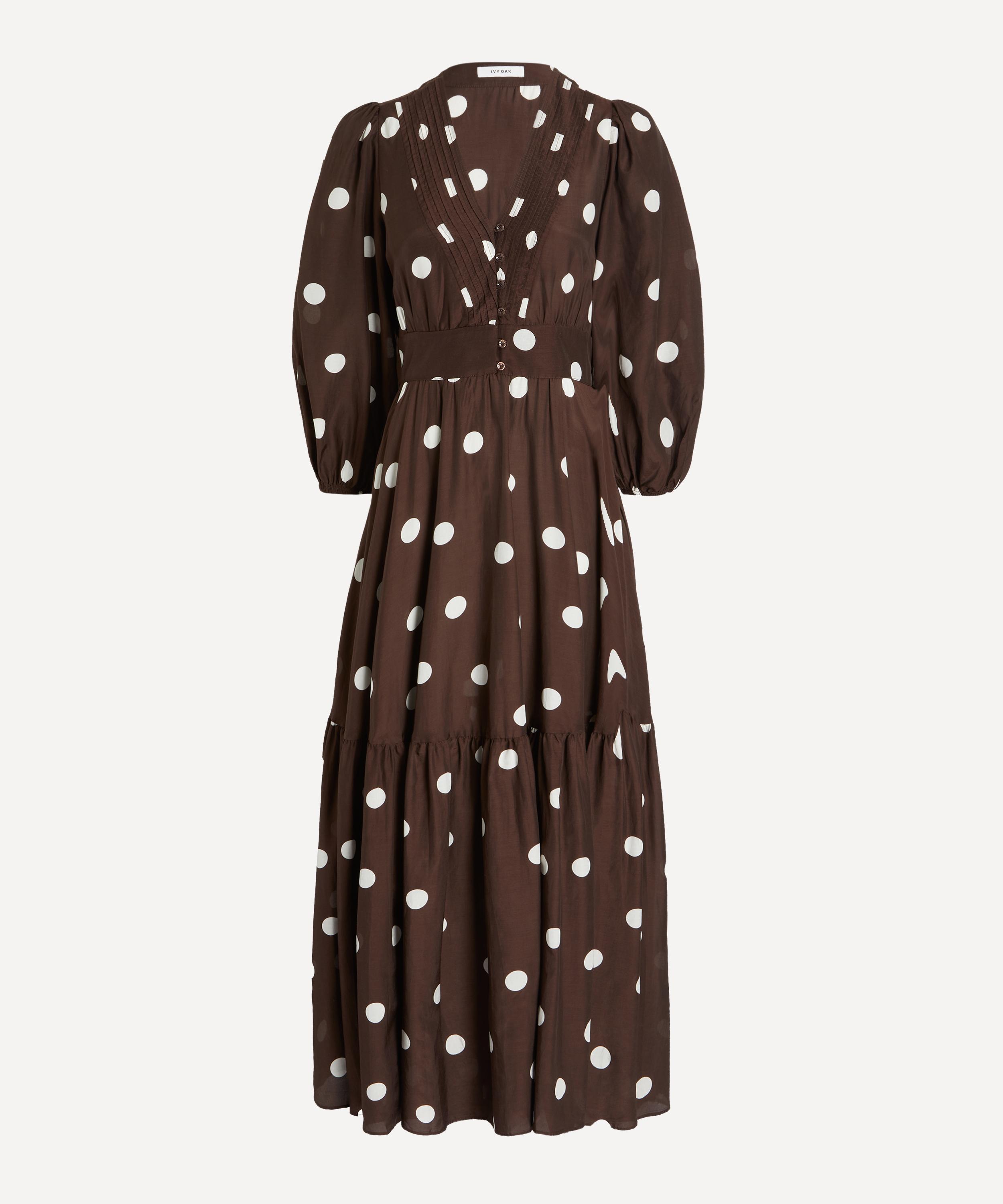 Ivy Oak - Drea Polka-Dot Maxi Dress