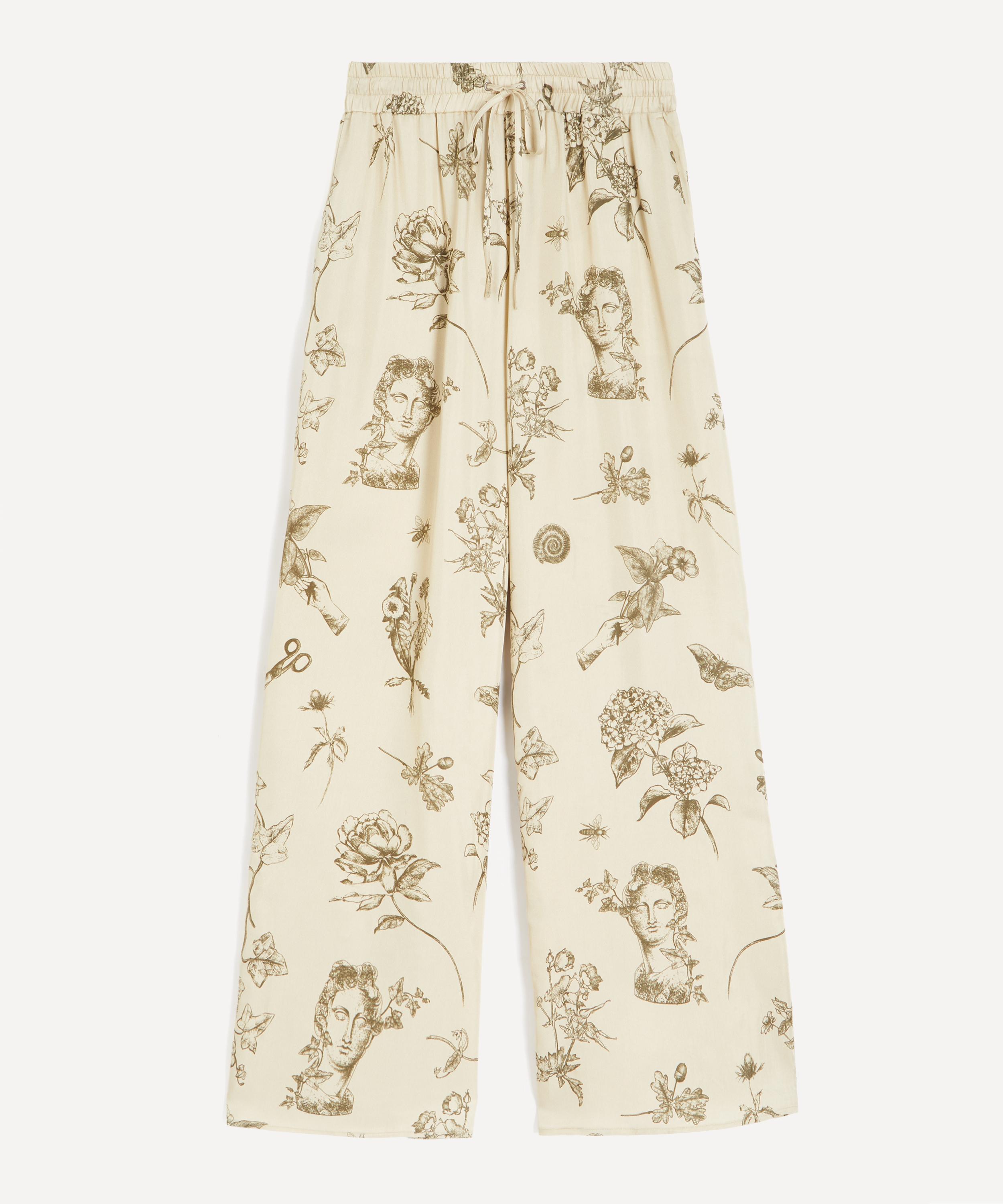Ivy Oak - Pia Ecru Wide-Leg Trousers&nbsp;