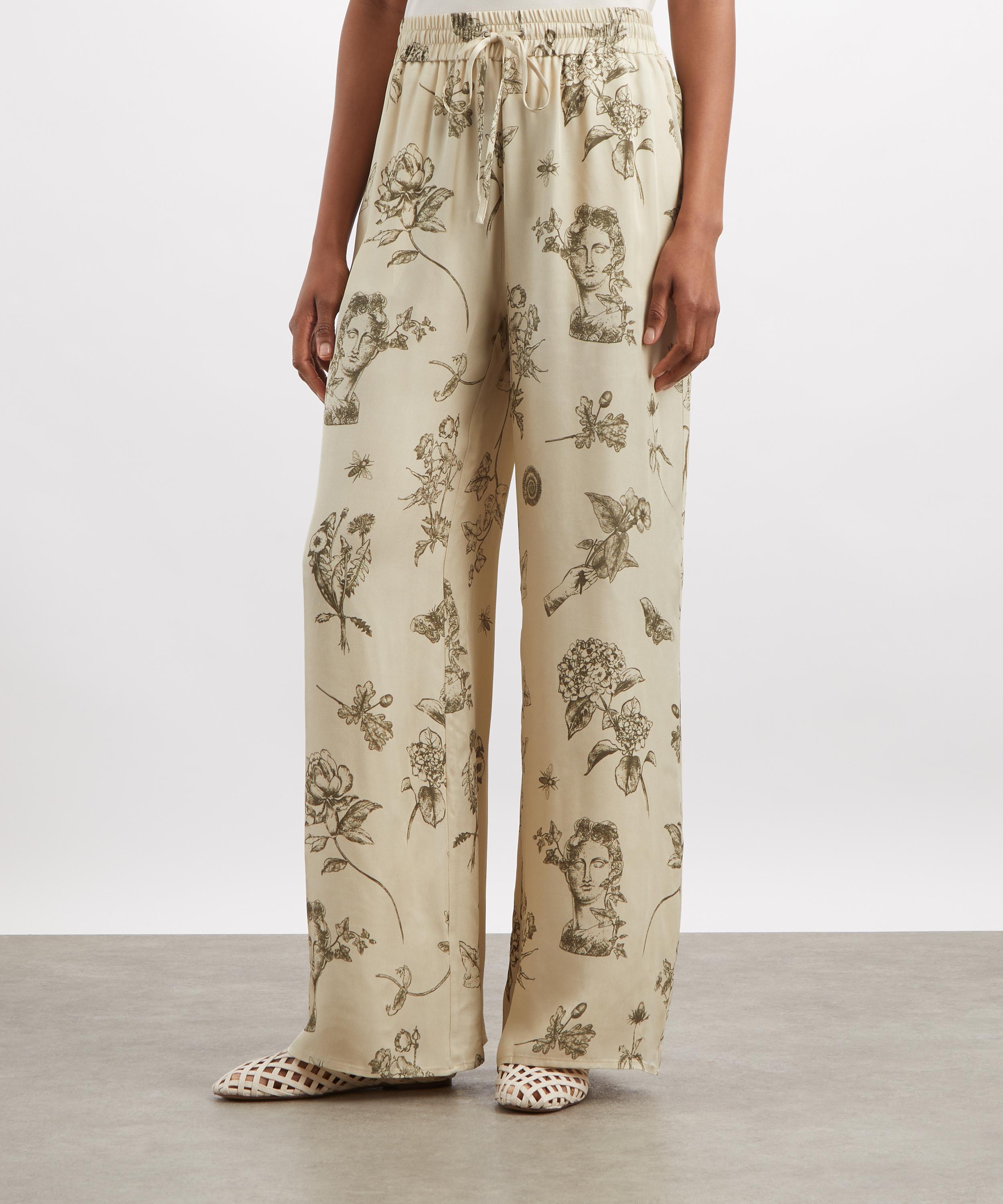 Ivy Oak - Pia Ecru Wide-Leg Trousers&nbsp; image number 2