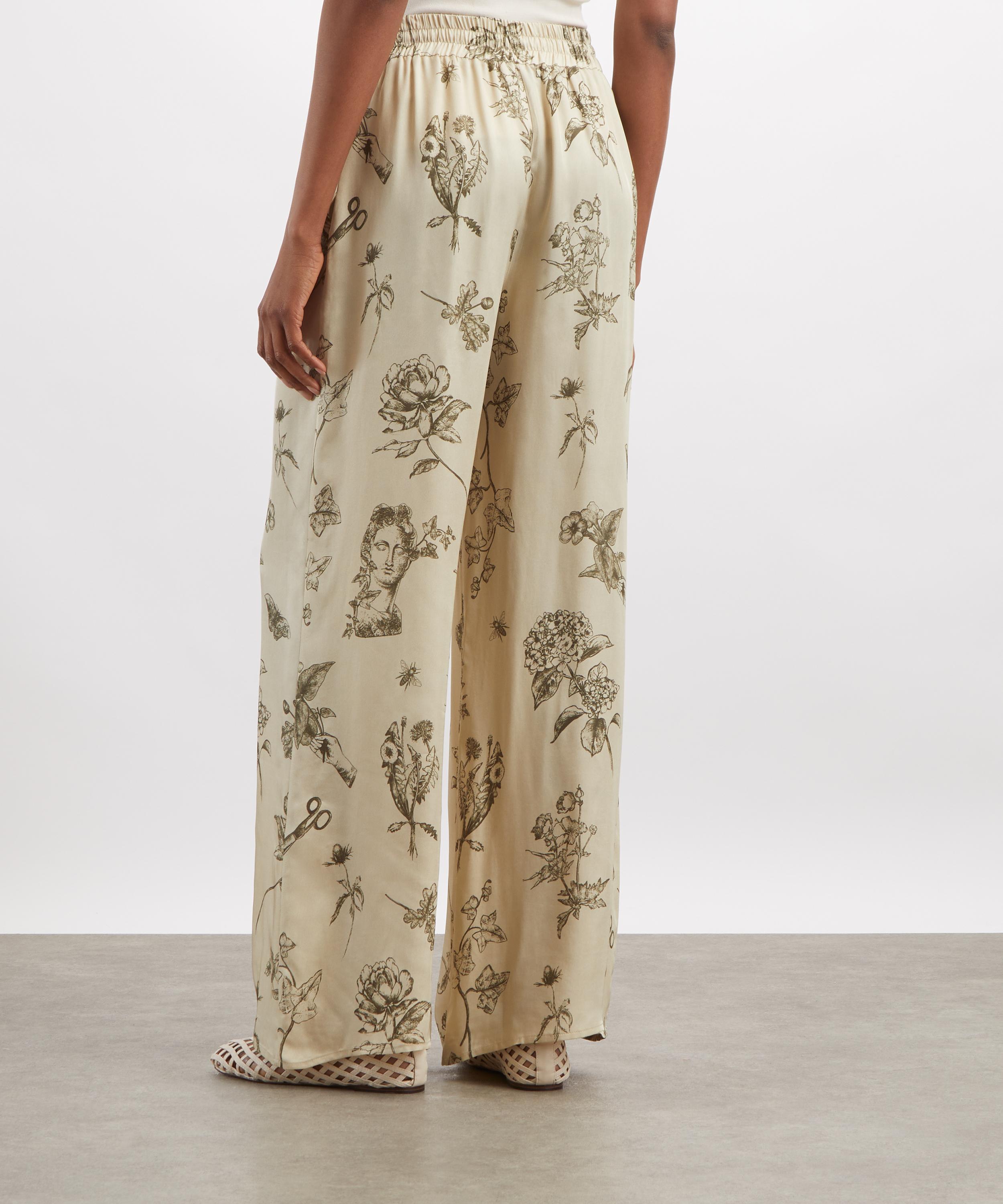Ivy Oak - Pia Ecru Wide-Leg Trousers&nbsp; image number 3