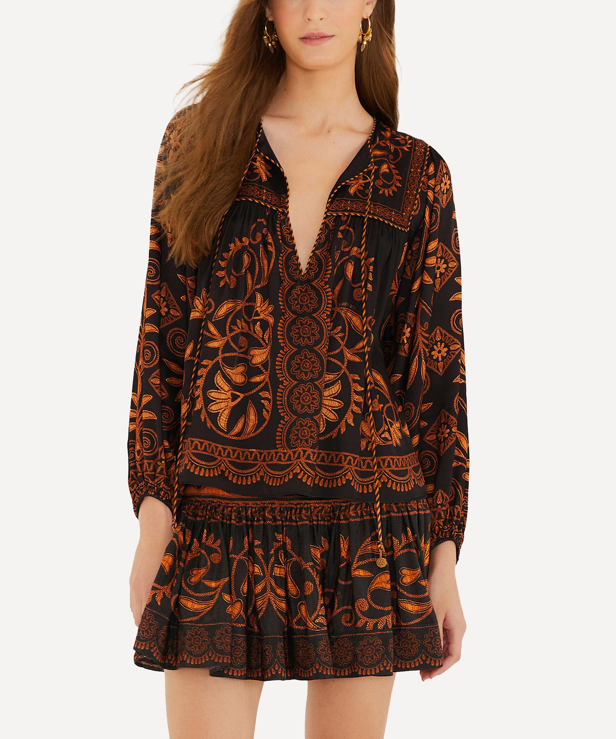 FARM Rio - Black Cornely Ainika Blouse