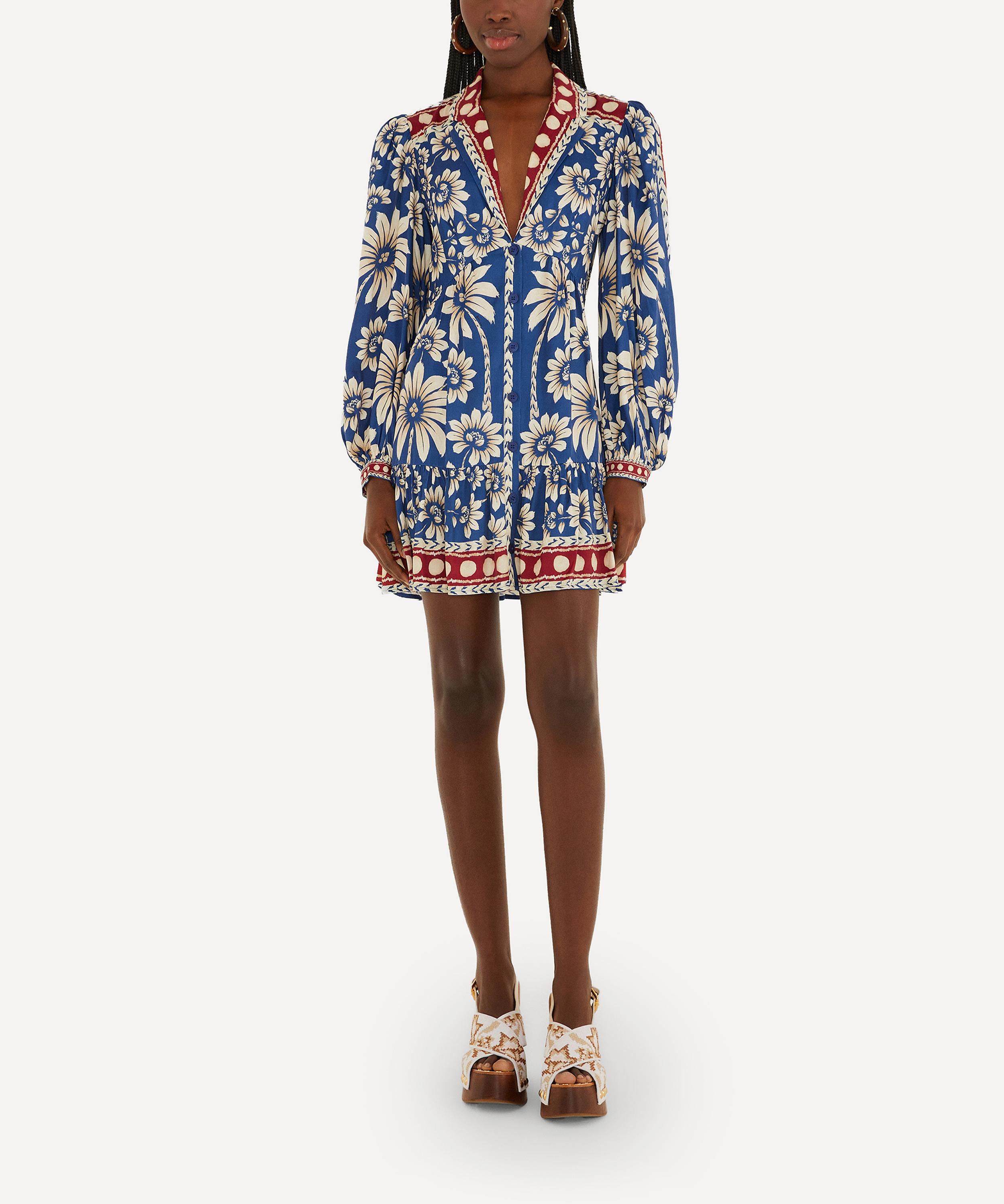 FARM Rio - Blue Luna Mini Dress