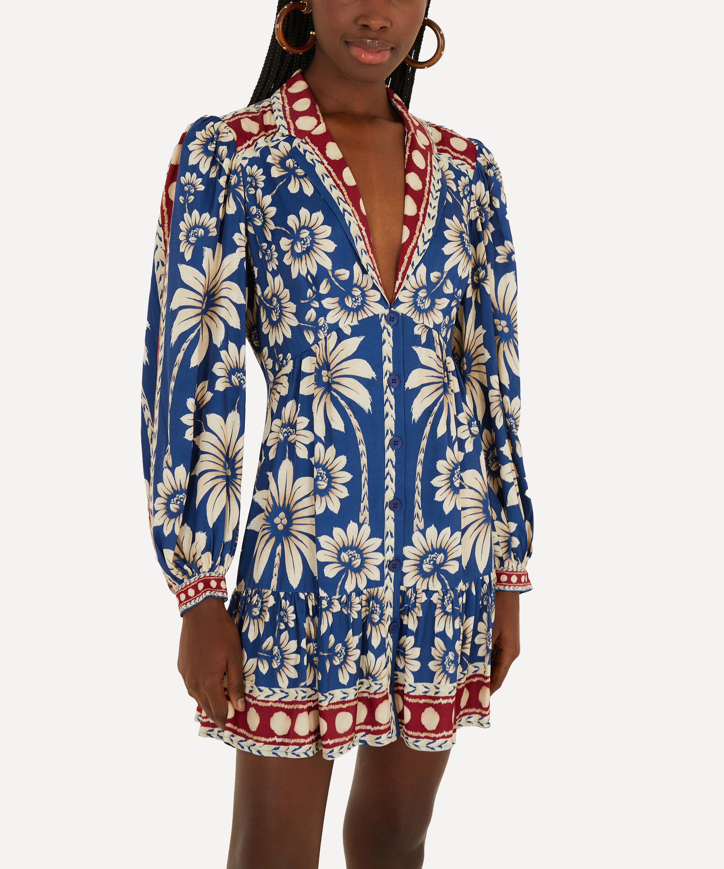 FARM Rio - Blue Luna Mini Dress image number 3