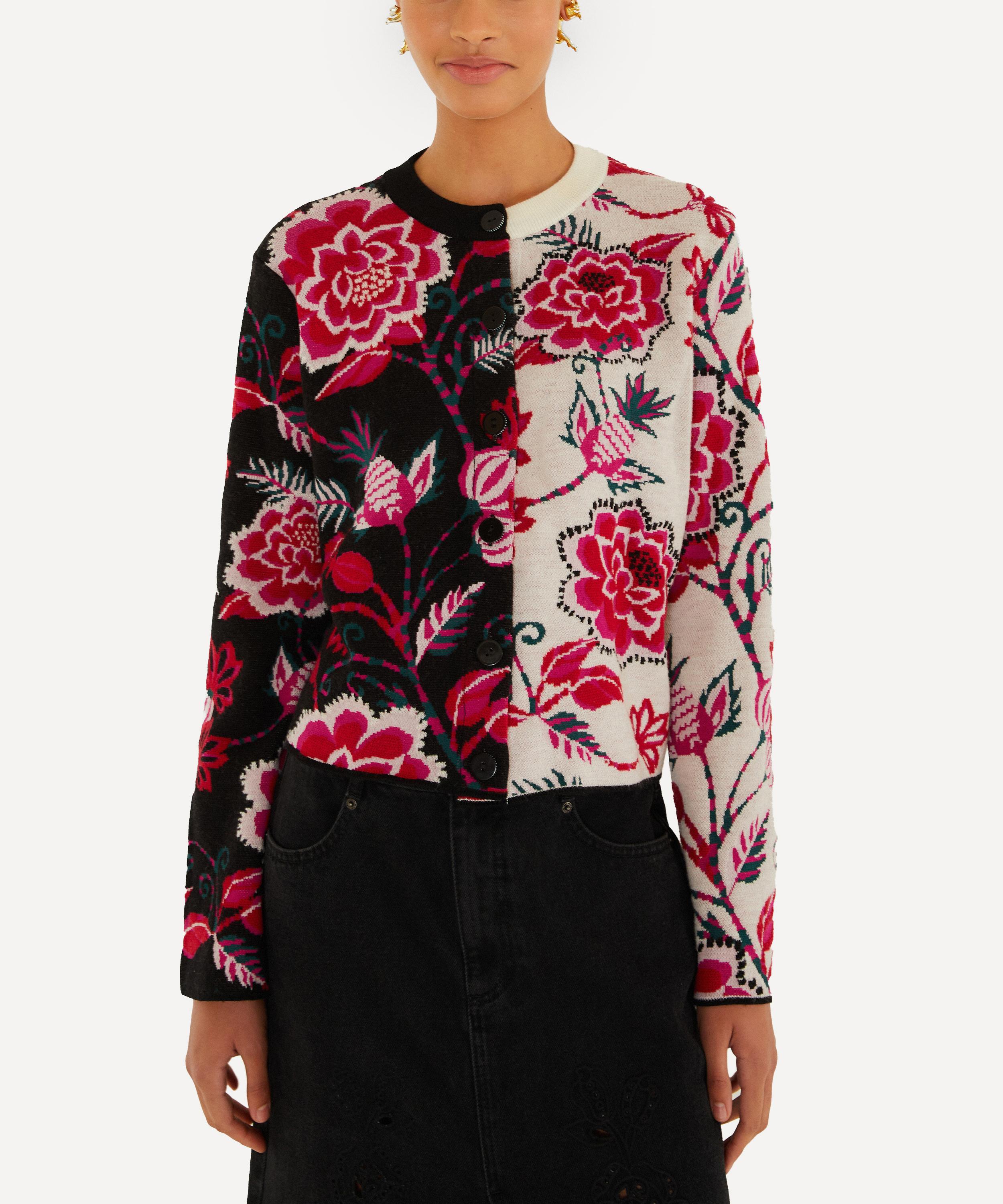 FARM Rio - Winter Garden Mixed Knit Cardigan