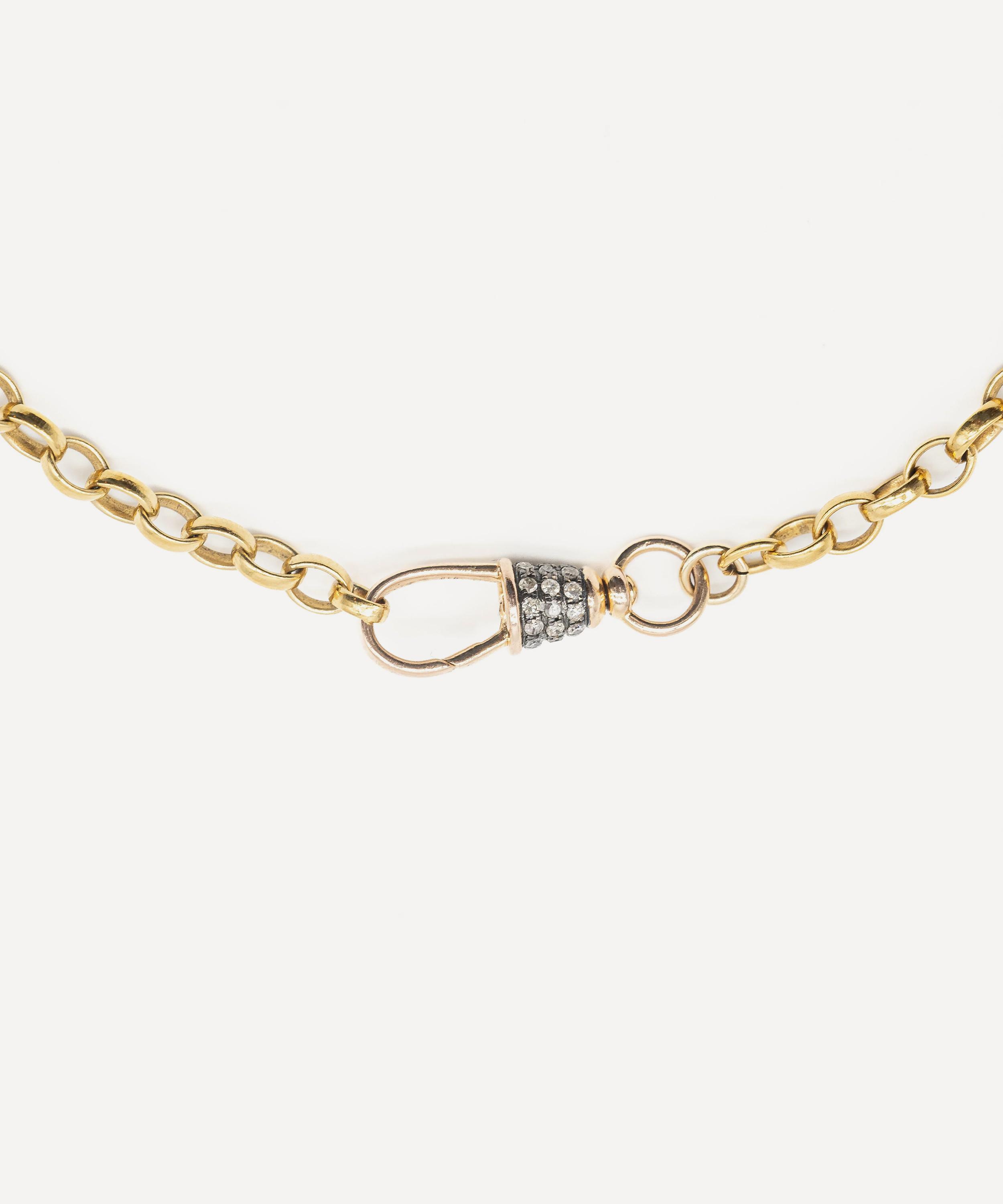 Kirstie Le Marque - Gold-Plated Diamond Albert Swivel Necklace
