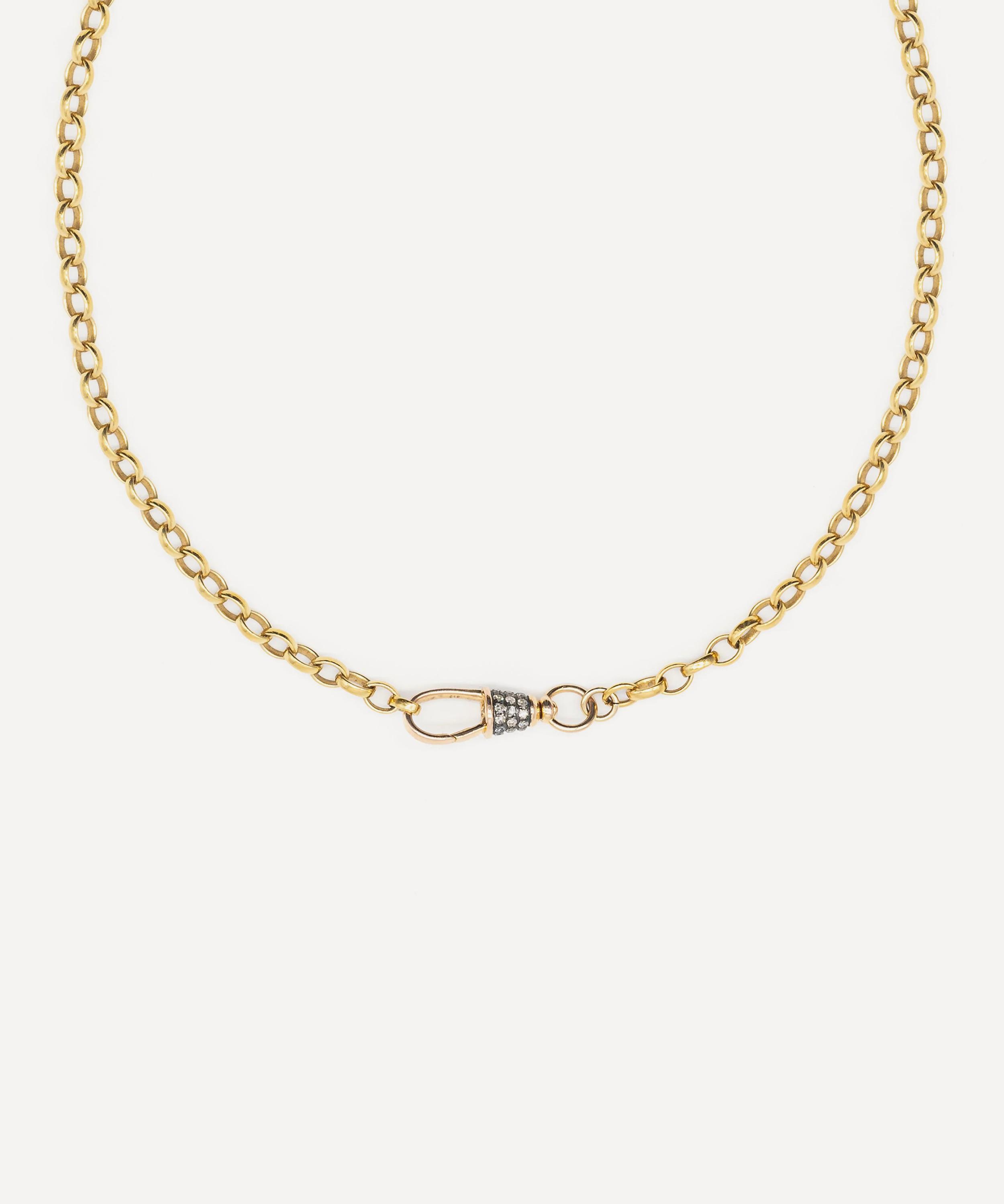 Kirstie Le Marque - Gold-Plated Diamond Albert Swivel Necklace image number 1