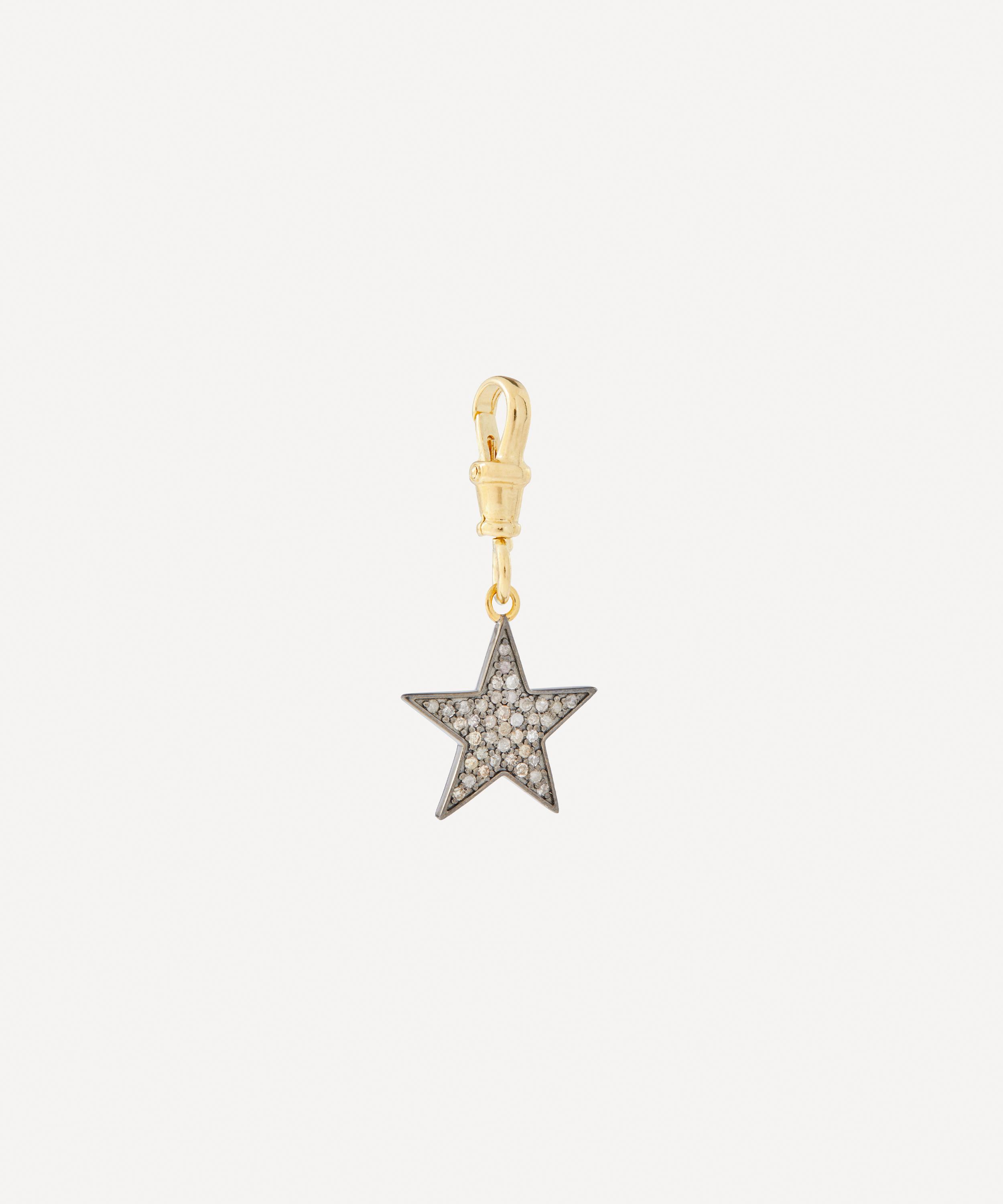 Kirstie Le Marque - Gold-Plated Diamond Classic Star Pendant image number 1