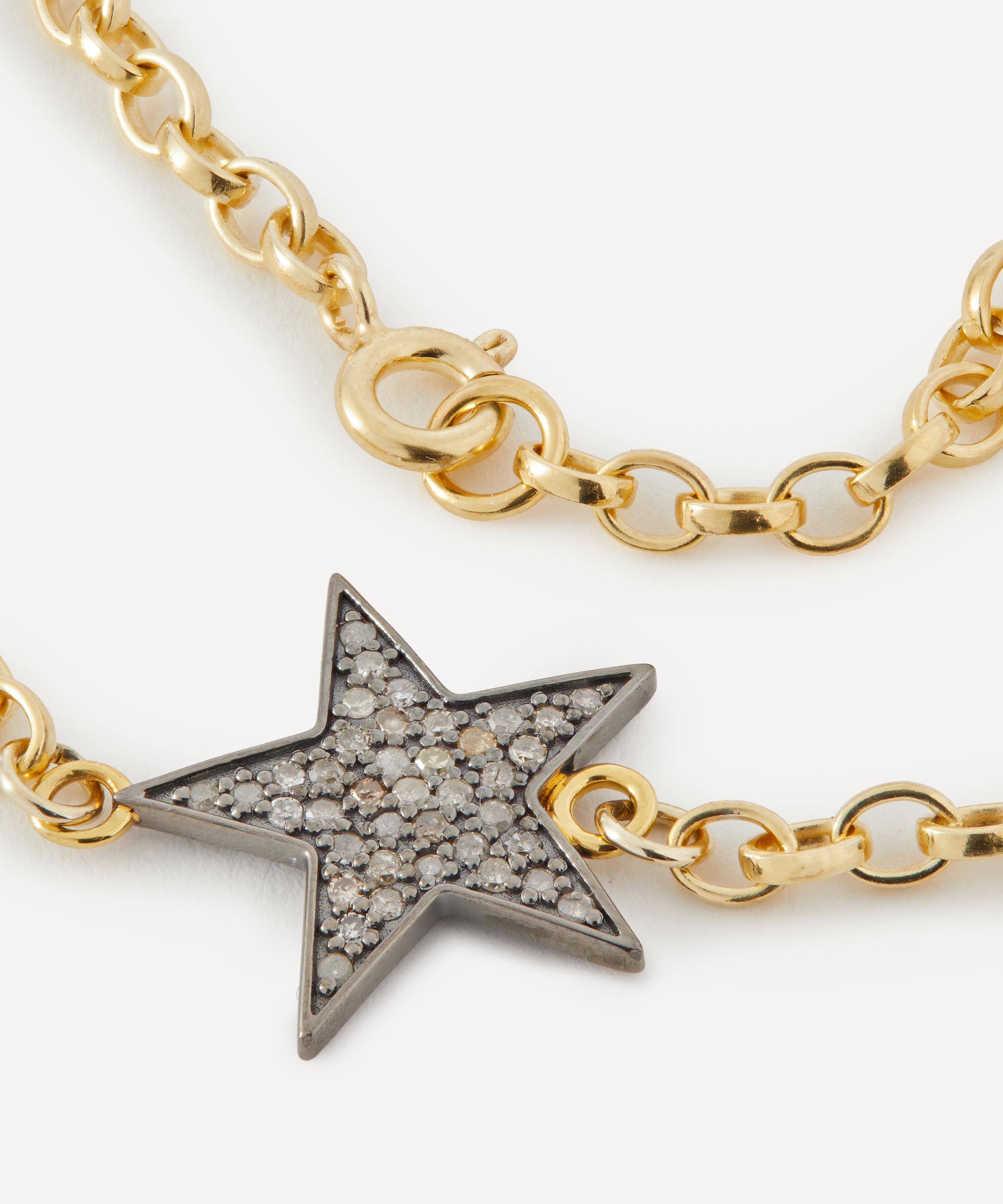 Kirstie Le Marque - Gold-Plated Chunky Star Bracelet image number 1