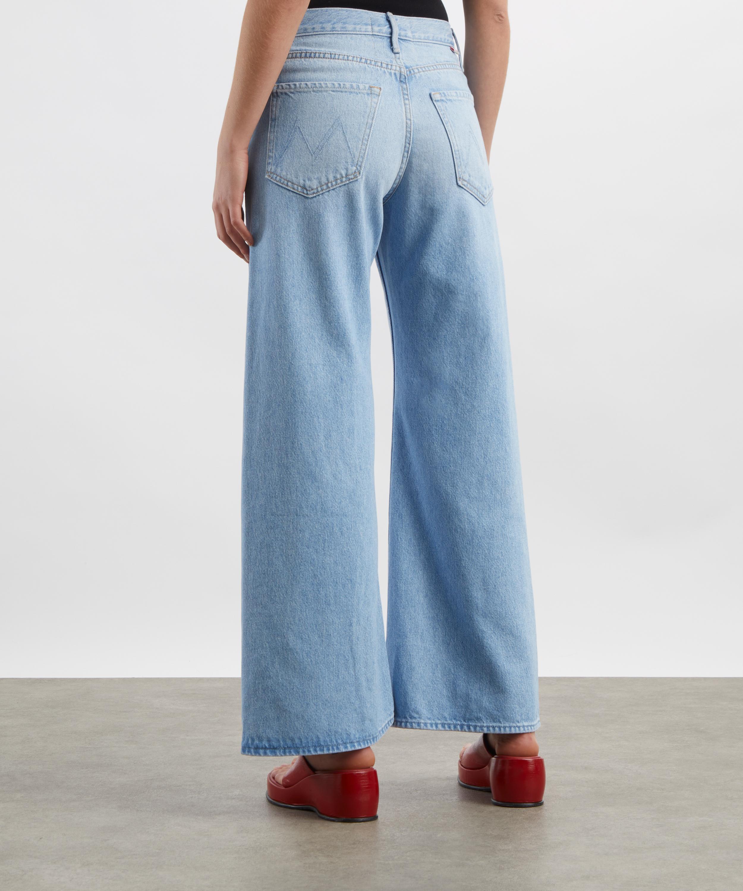 Mother - SNACKS Lemon Twist Sneak Jeans in Munchies image number 3