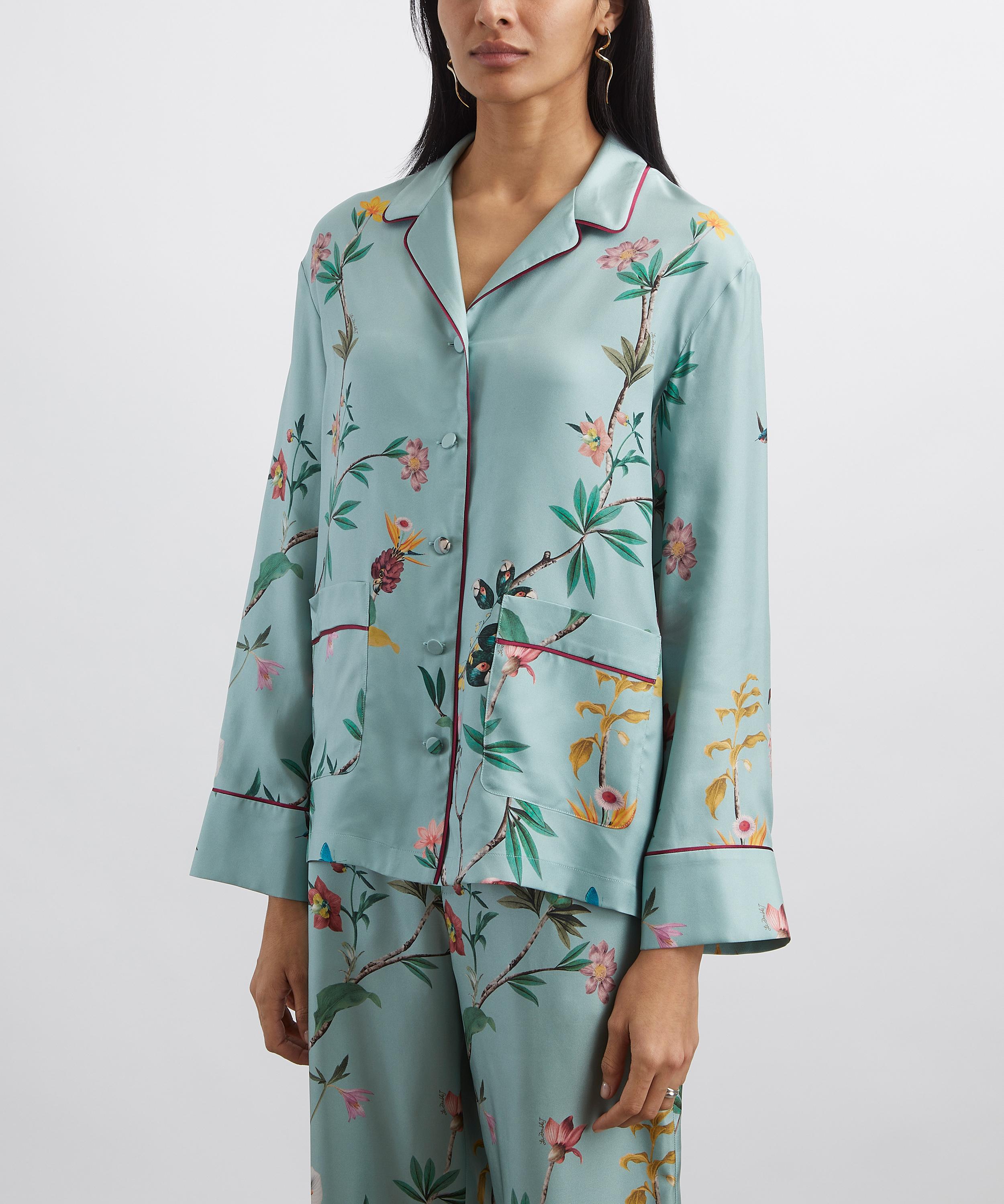 La DoubleJ - Zooflora Plac&eacute;e Pyjama Shirt image number 2