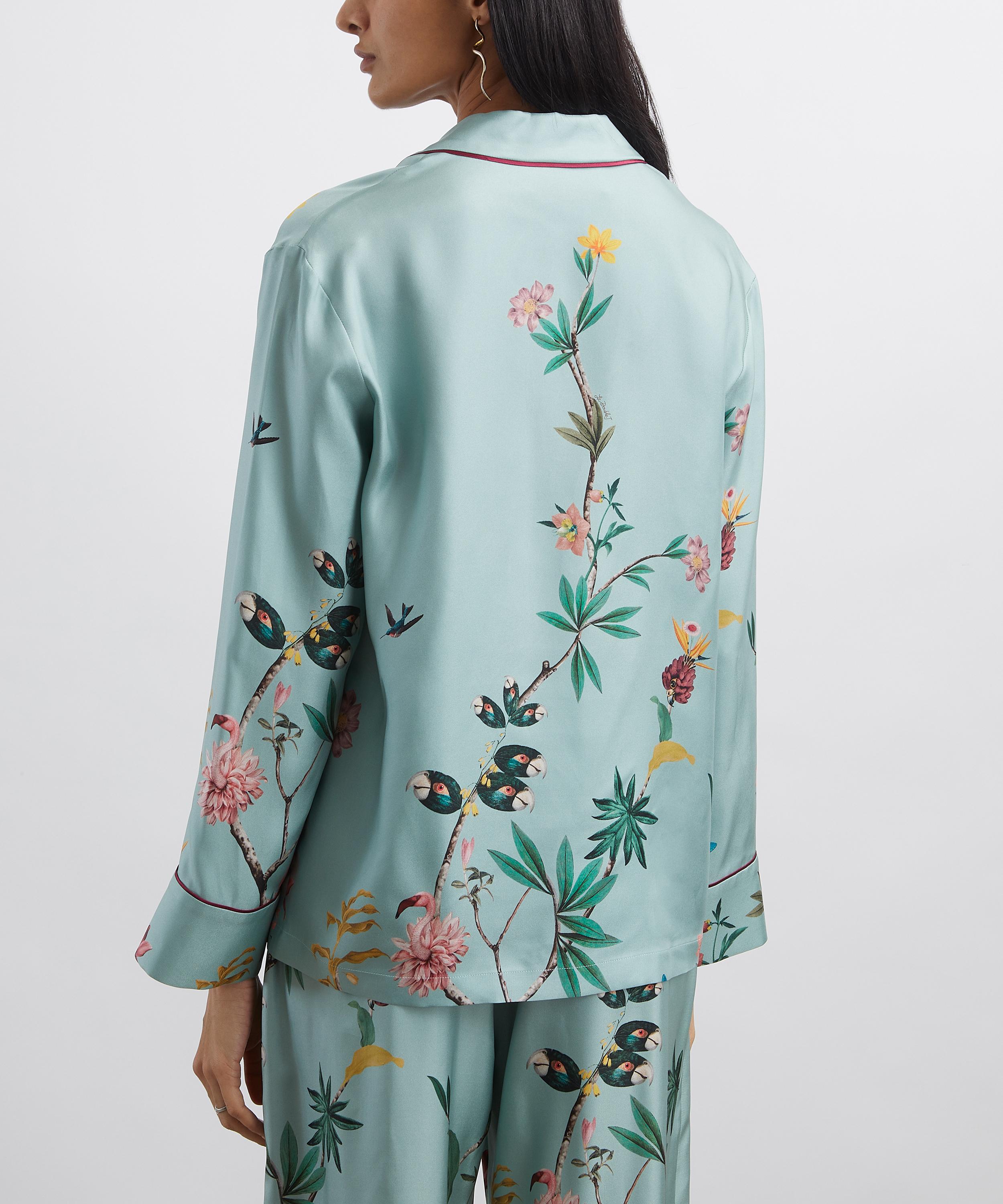 La DoubleJ - Zooflora Plac&eacute;e Pyjama Shirt image number 3