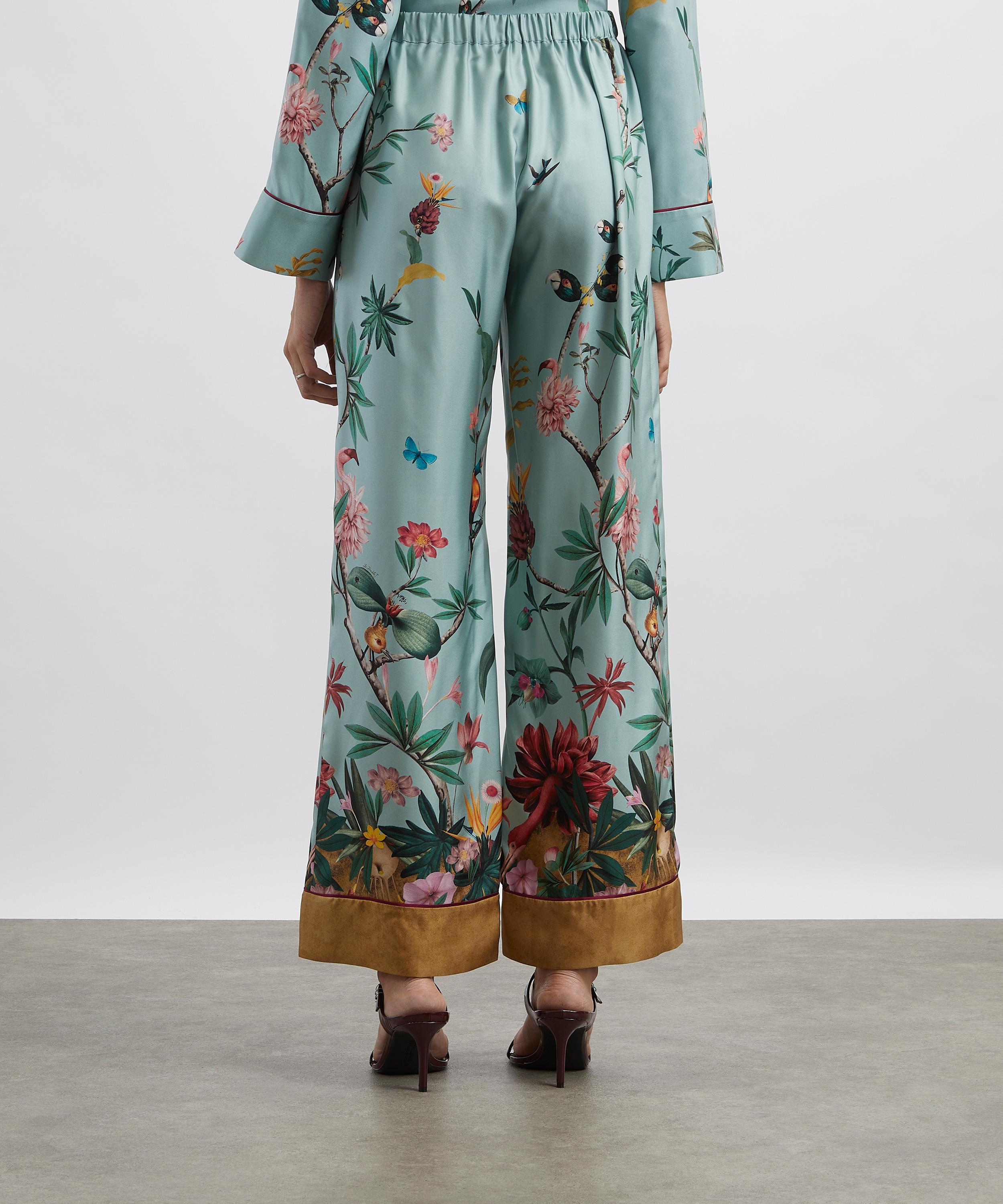 La DoubleJ - Zooflora Plac&eacute;e Pyjama Trousers image number 3