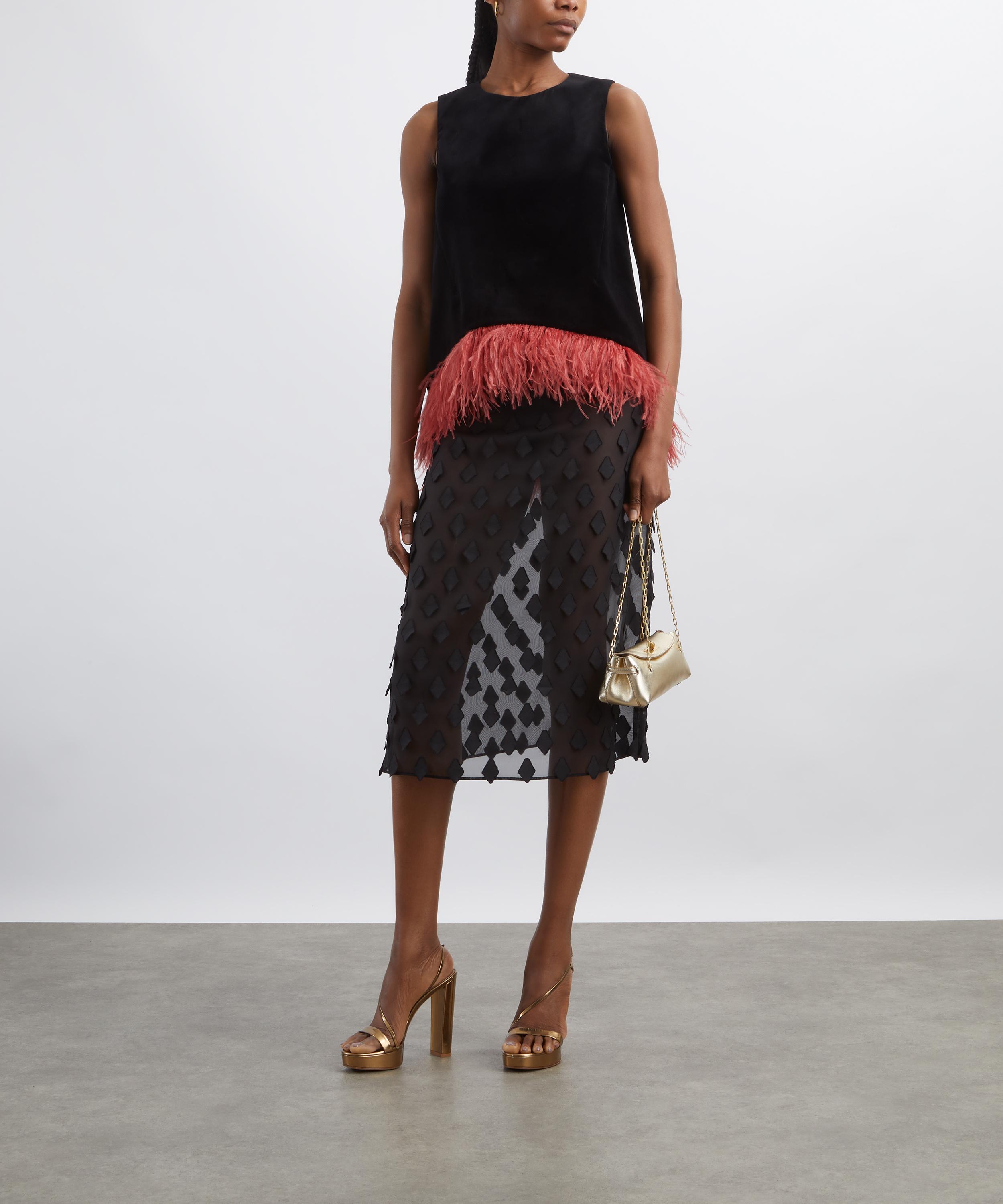 La DoubleJ - La Scala Solid Black Velvet Top&nbsp; image number 1