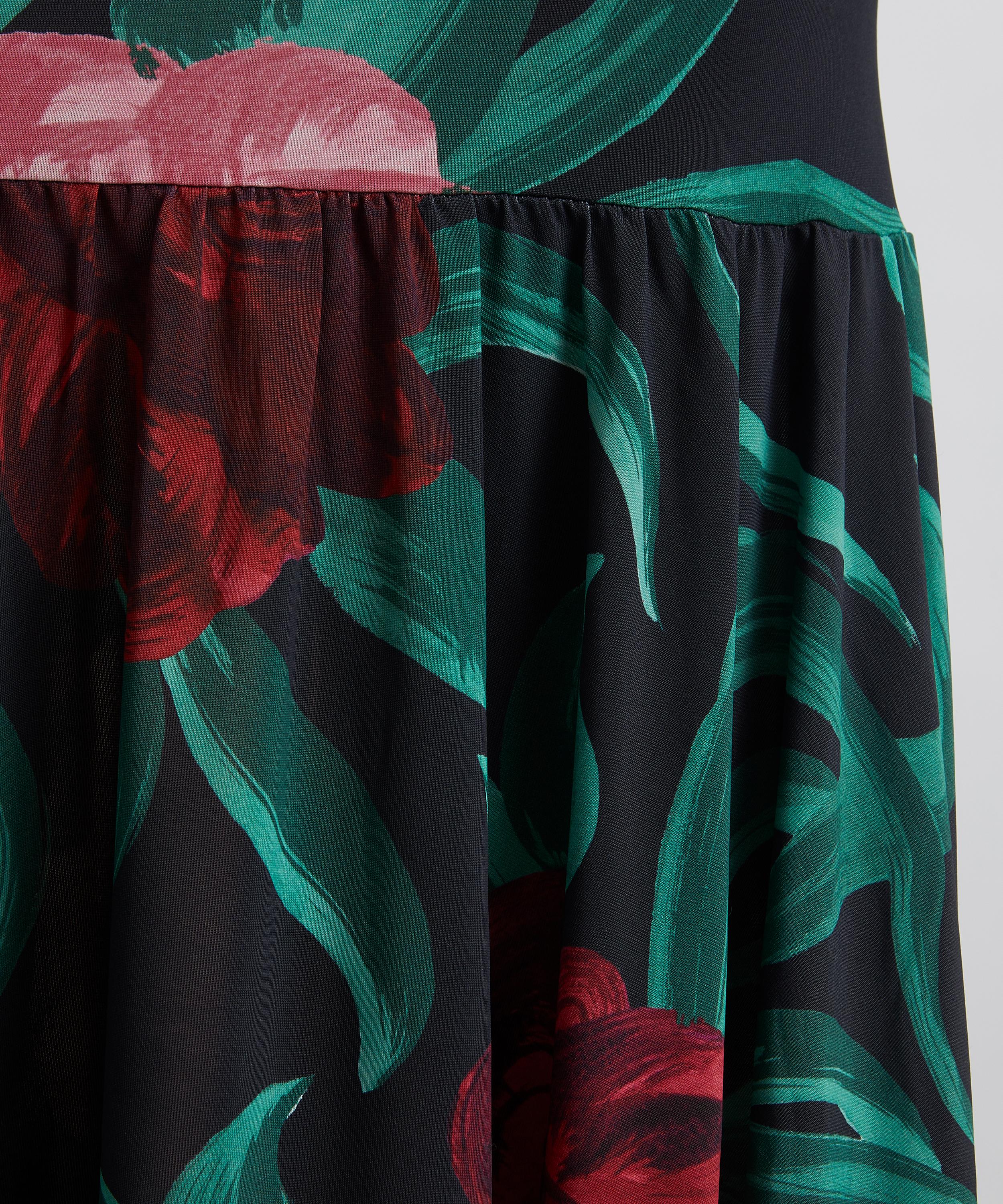 La DoubleJ - Alba Peony Black Dress image number 4