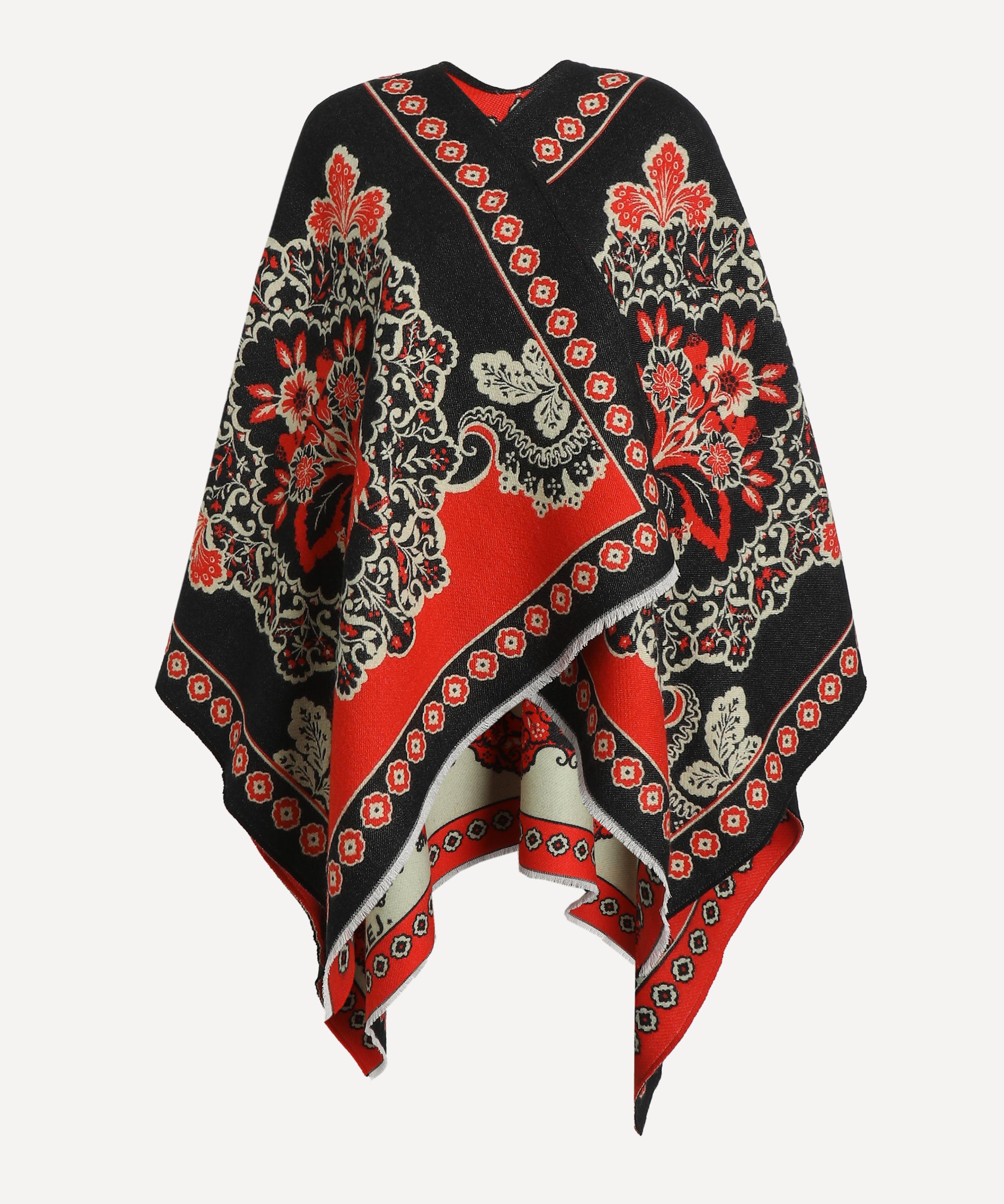 La DoubleJ - Cornucopia Wool-Silk Poncho