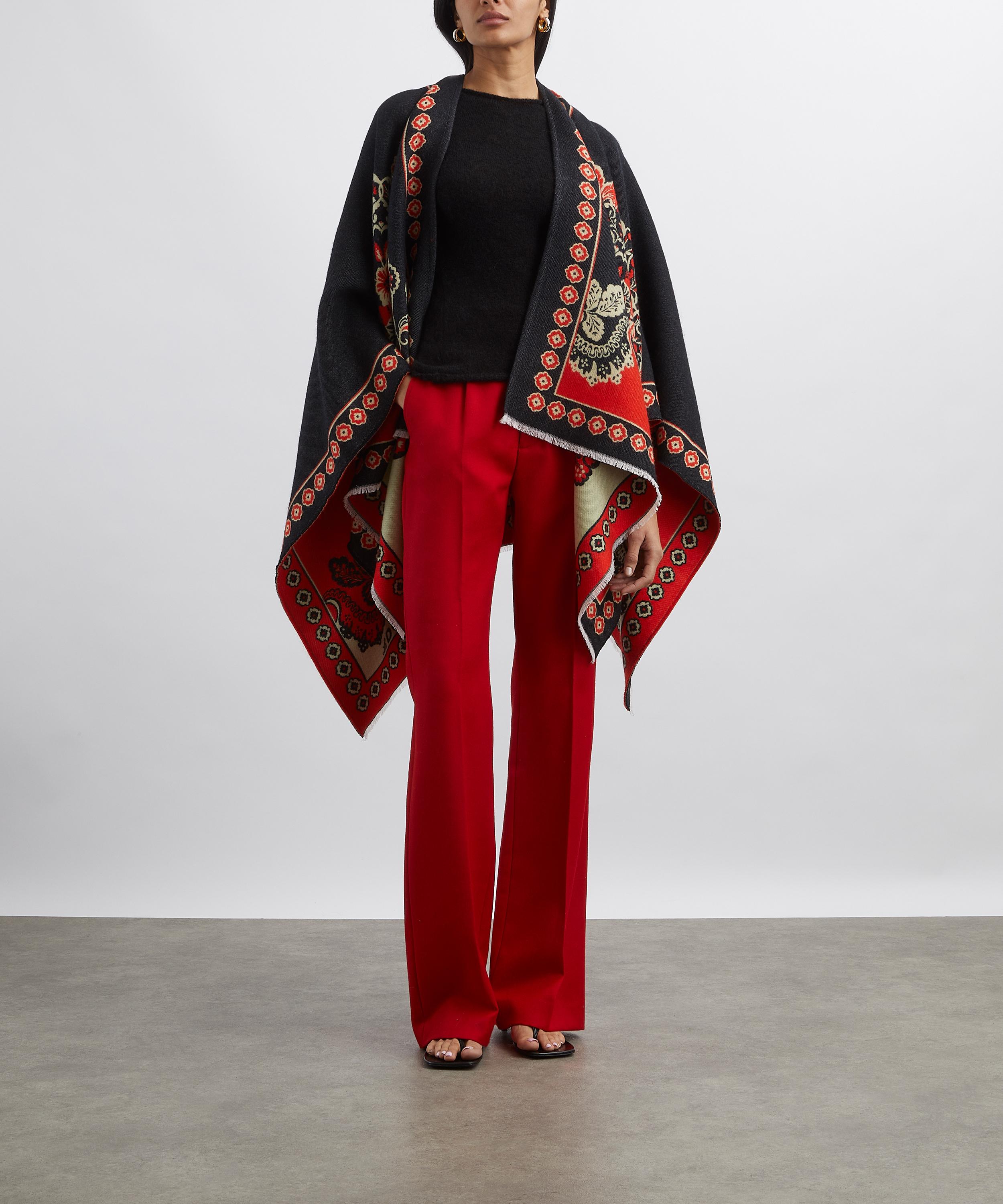 La DoubleJ - Cornucopia Wool-Silk Poncho image number 1