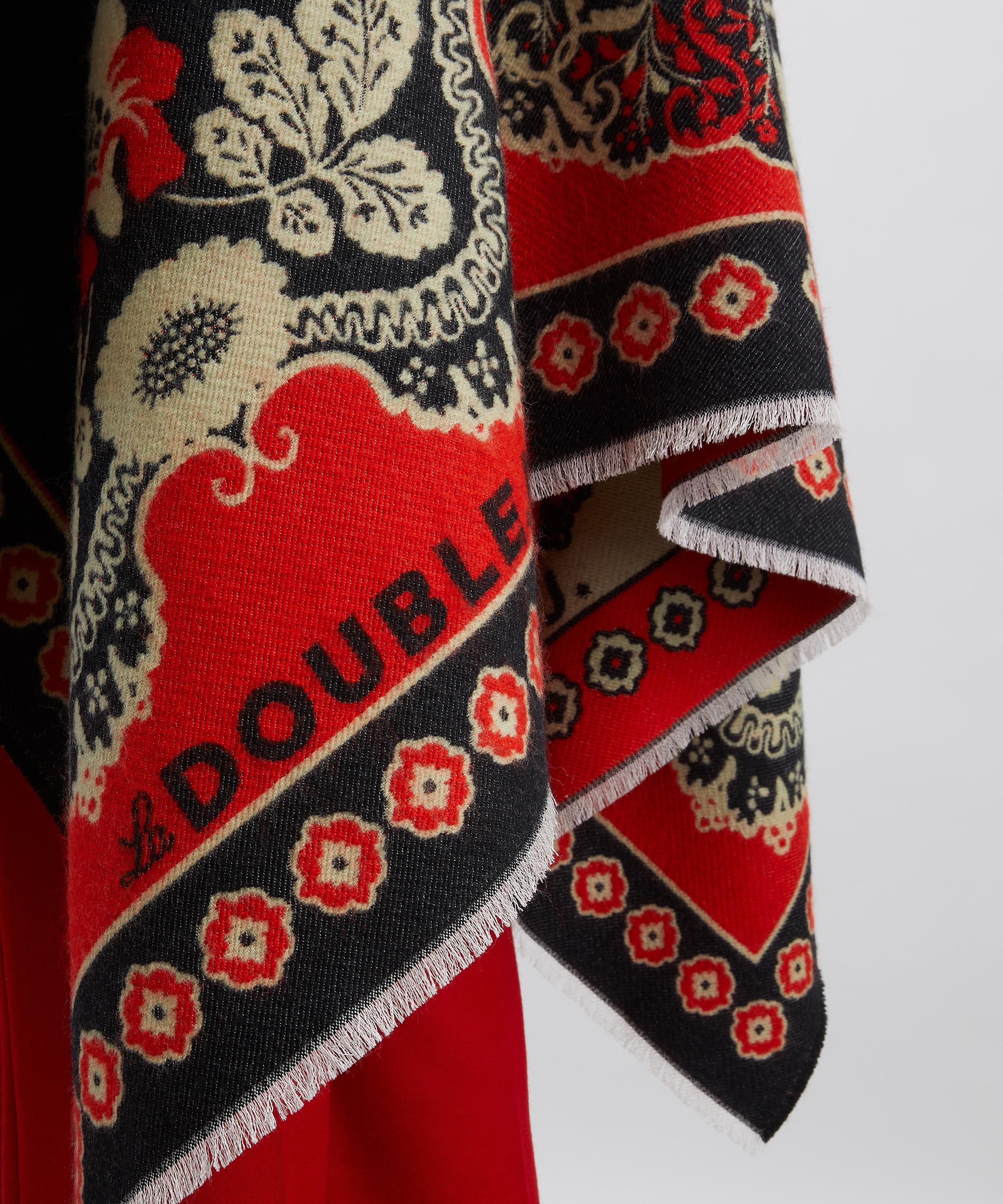 La DoubleJ - Cornucopia Wool-Silk Poncho image number 4