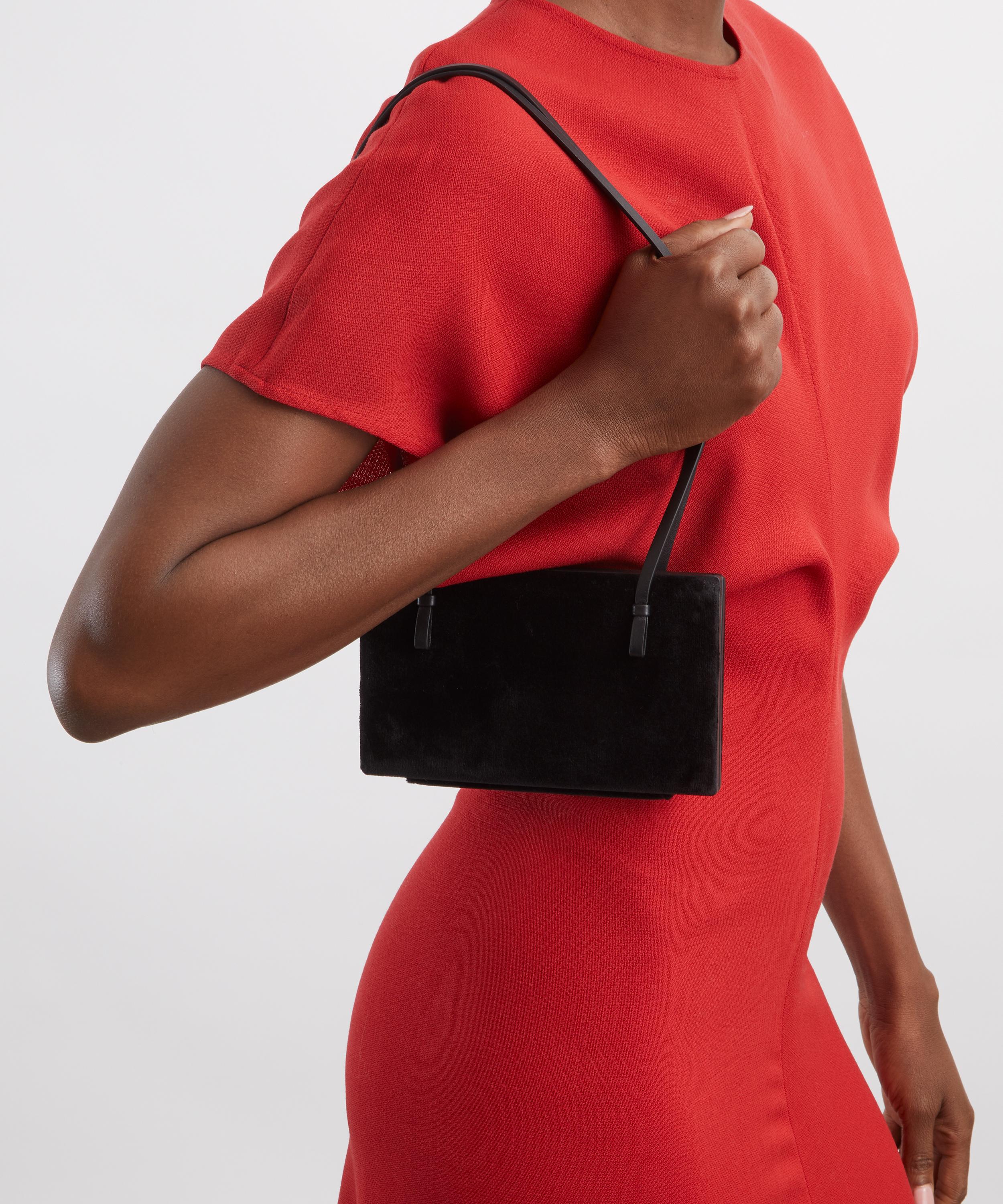 Toteme - Cocktail Velvet Shoulder Bag image number 1