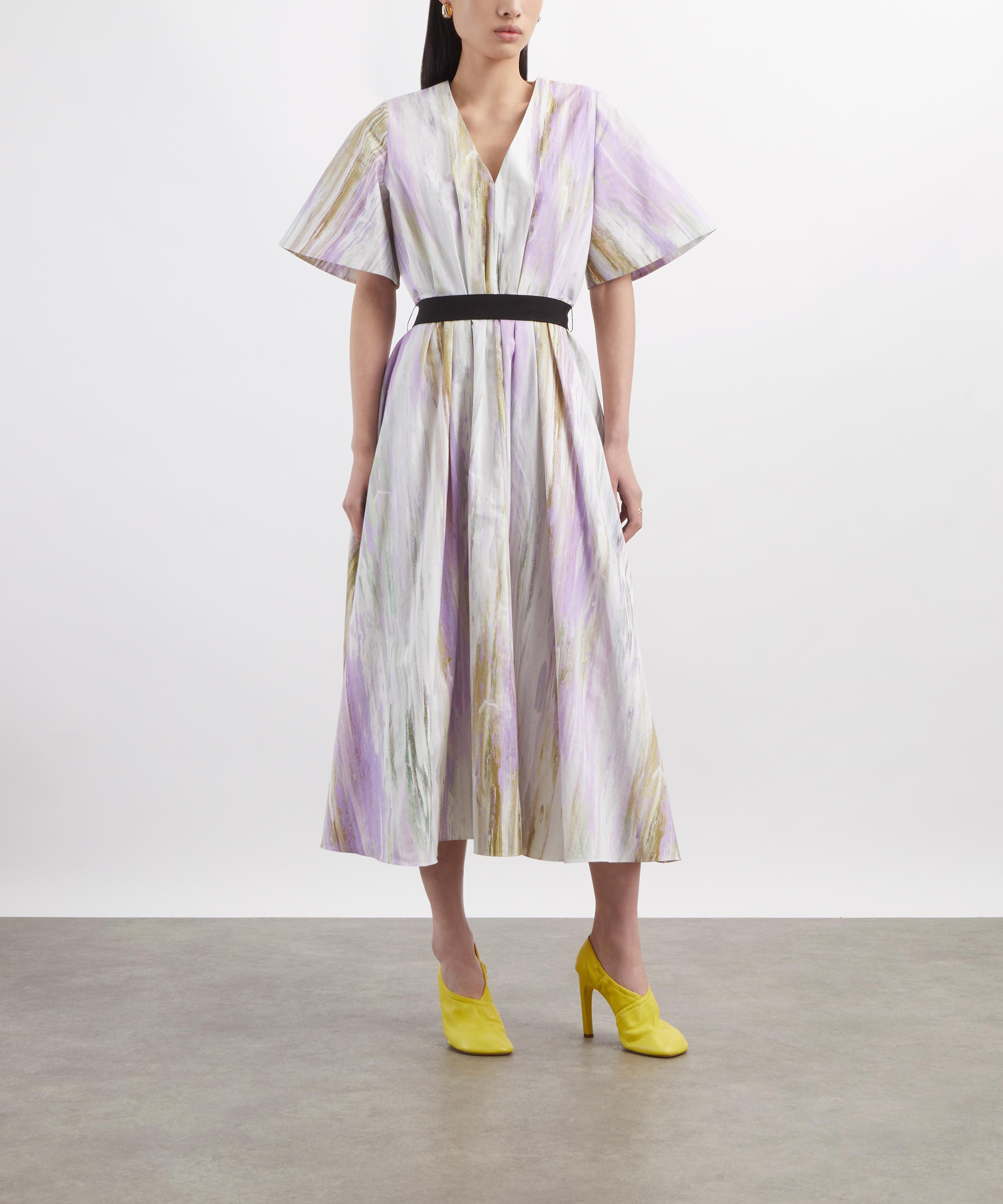 Roksanda - Sana Brush Chalk-Wisteria Dress image number 2