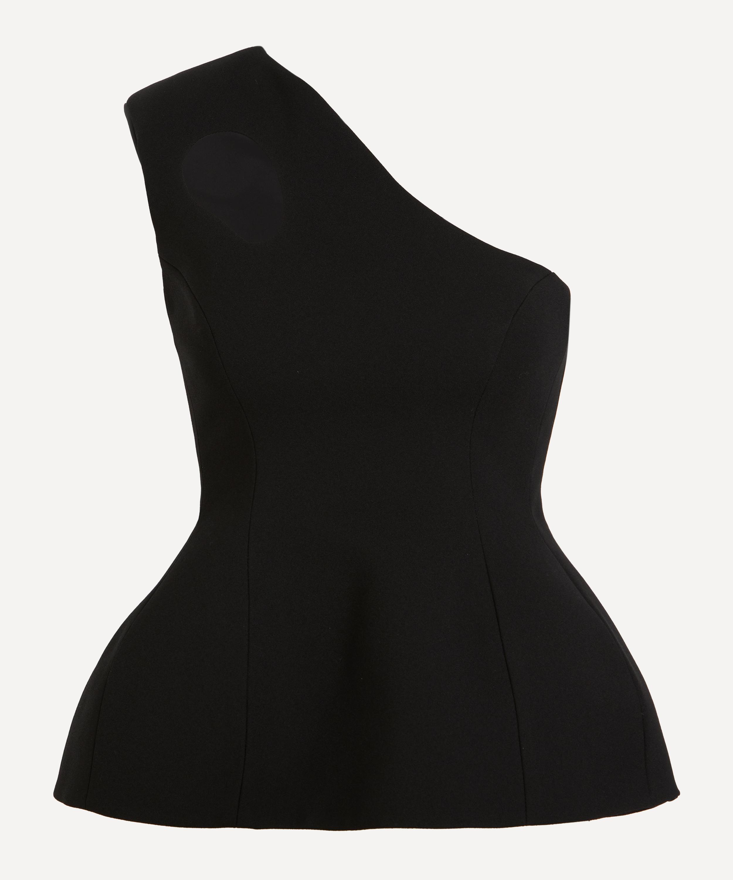 Roksanda - Black Vala Single-Shoulder Top