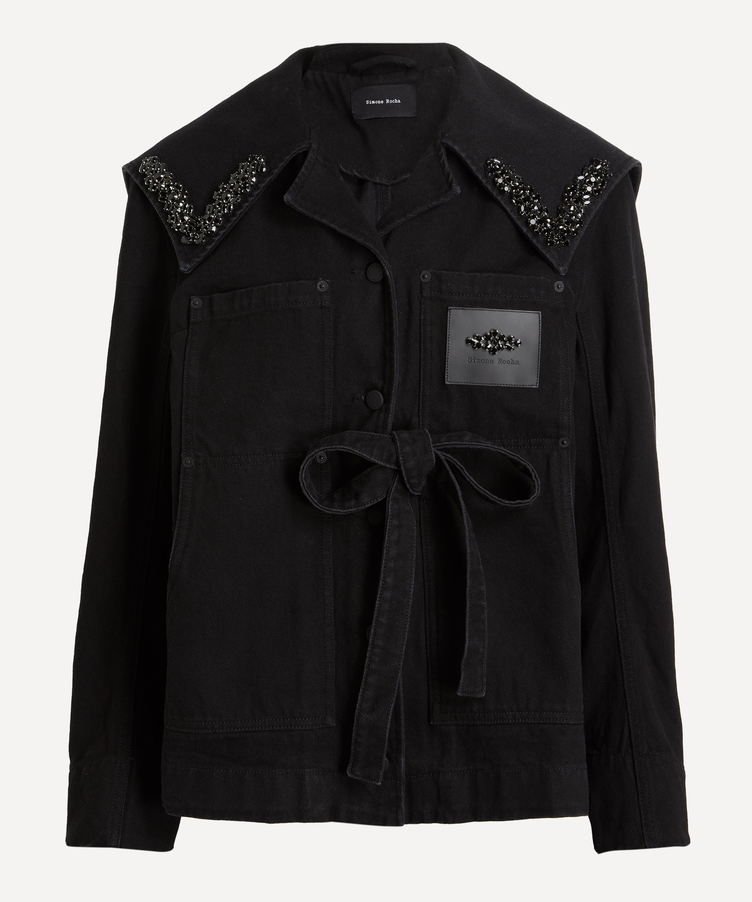 Simone Rocha - Sailor Collar Workwear Bow Jacket