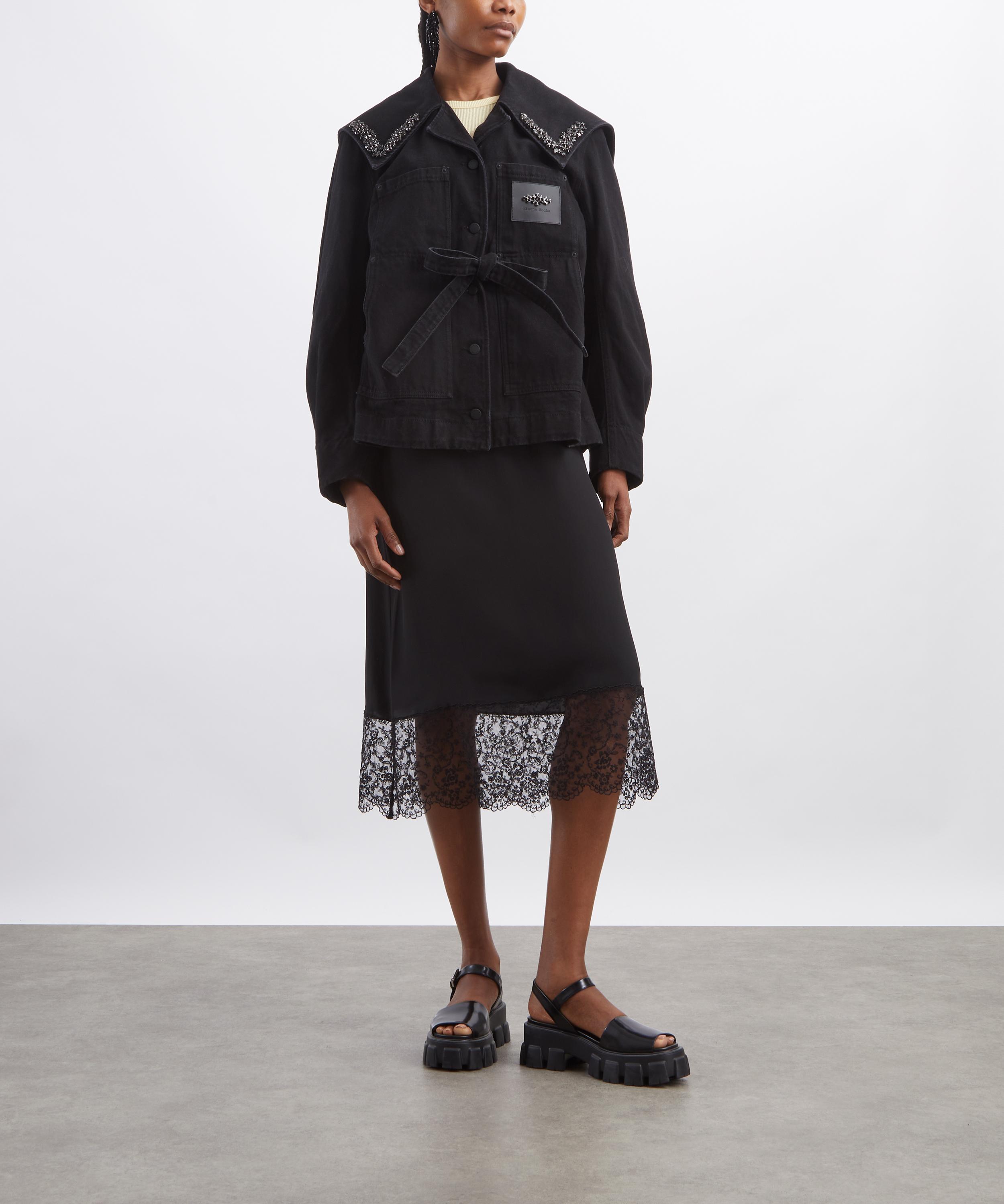 Simone Rocha - Sailor Collar Workwear Bow Jacket image number 1