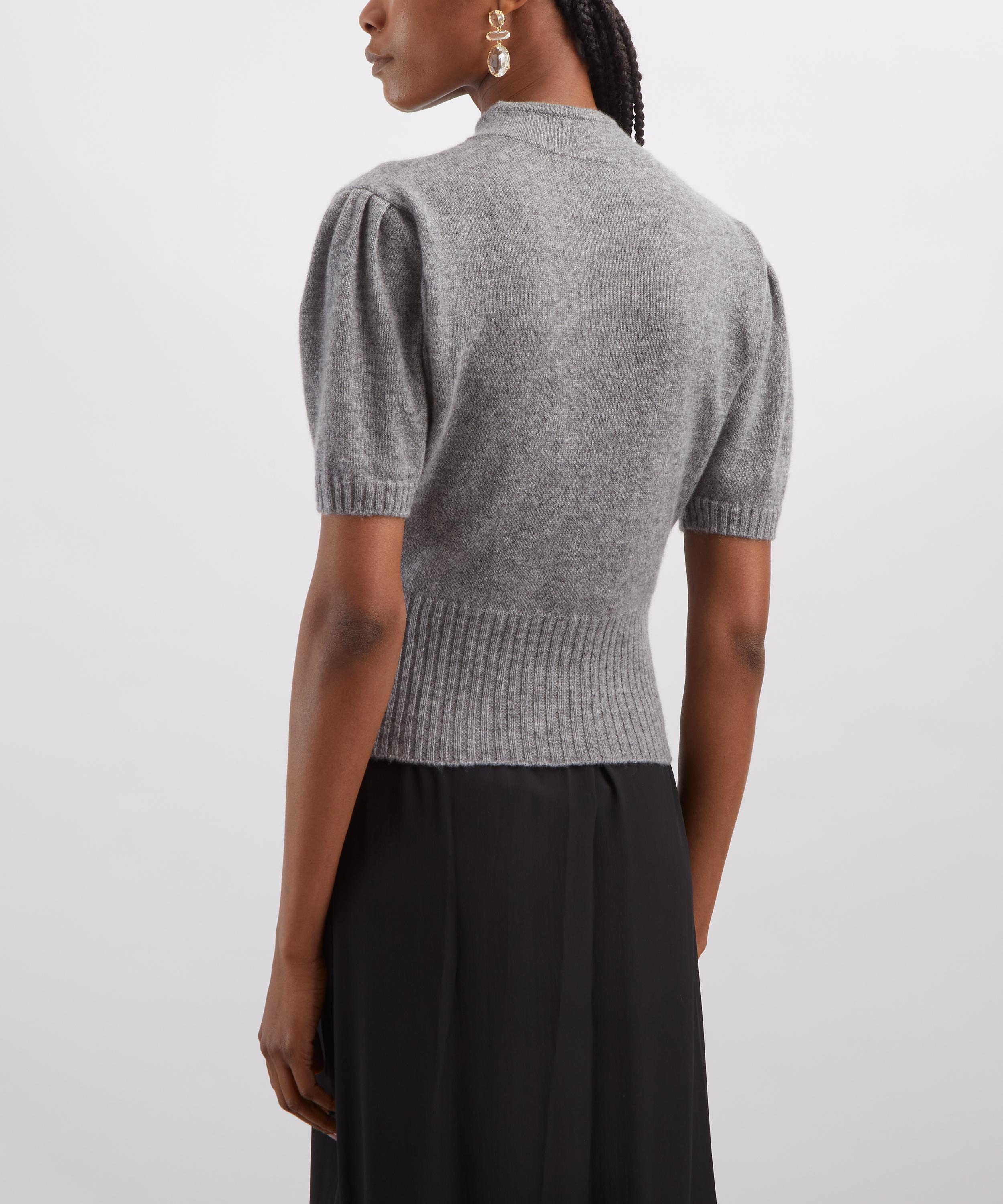 Simone Rocha - Mandarin Collar Cashmere Jumper image number 3