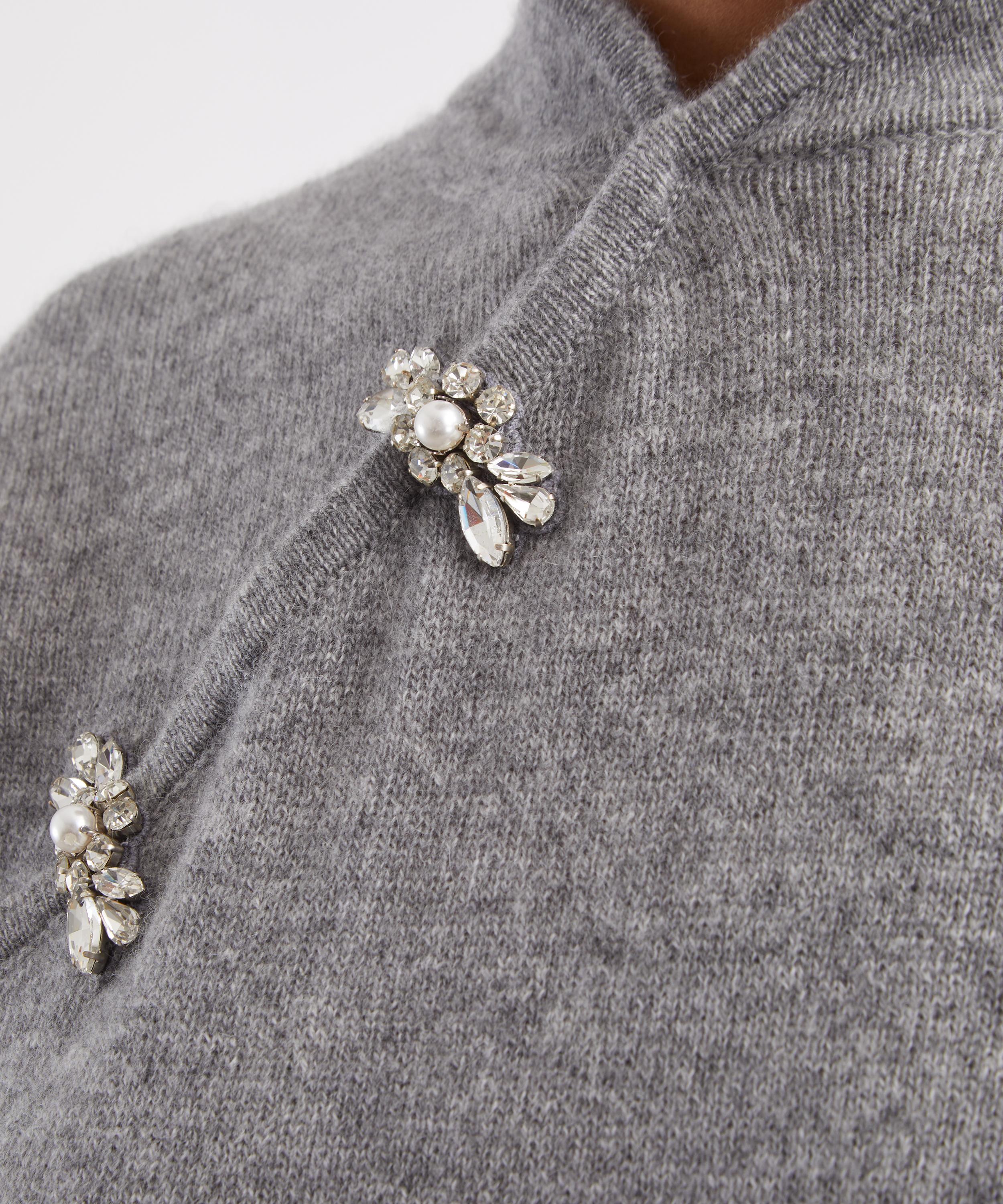 Simone Rocha - Mandarin Collar Cashmere Jumper image number 4