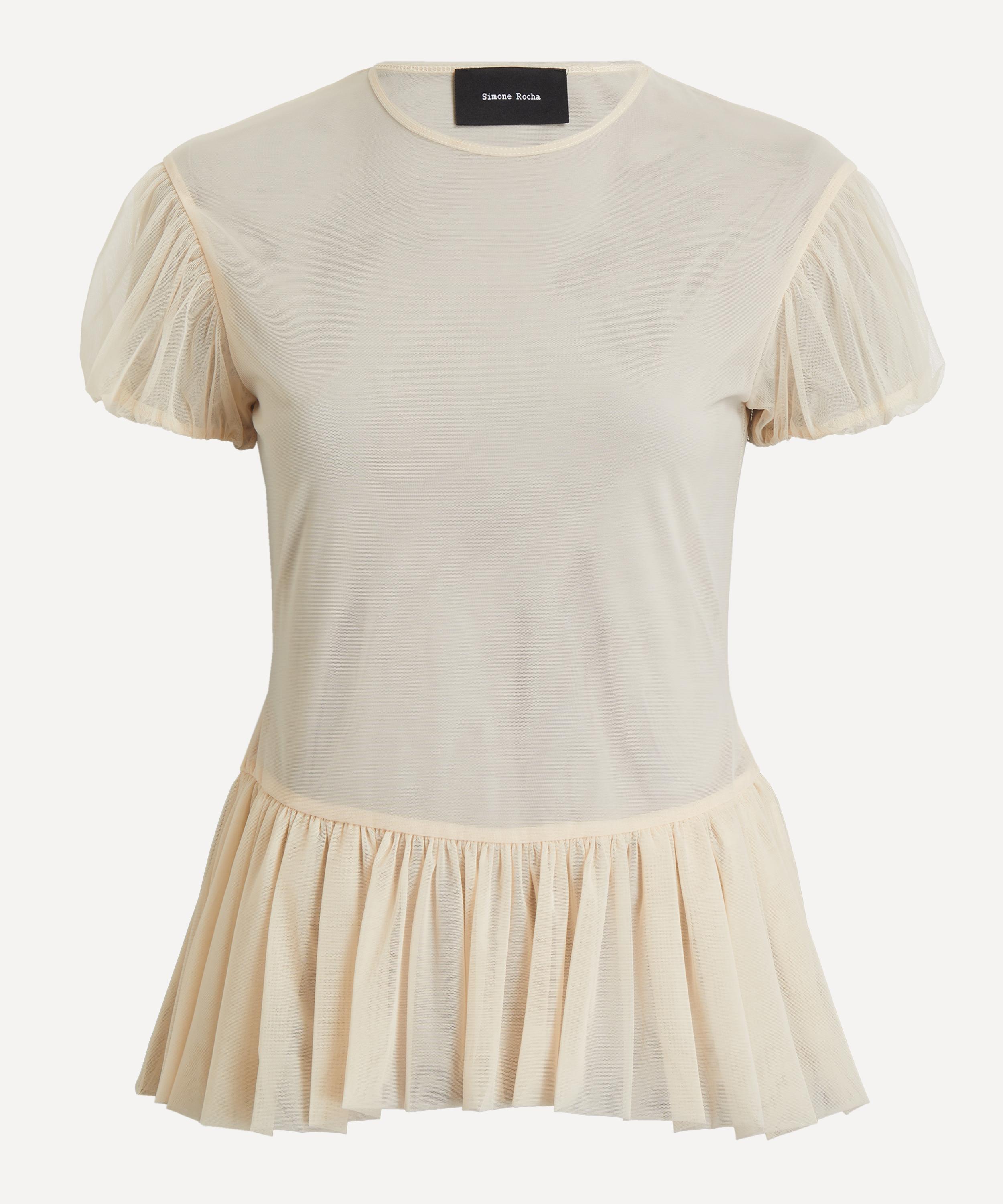 Simone Rocha - Sheer Ballet Peplum Top