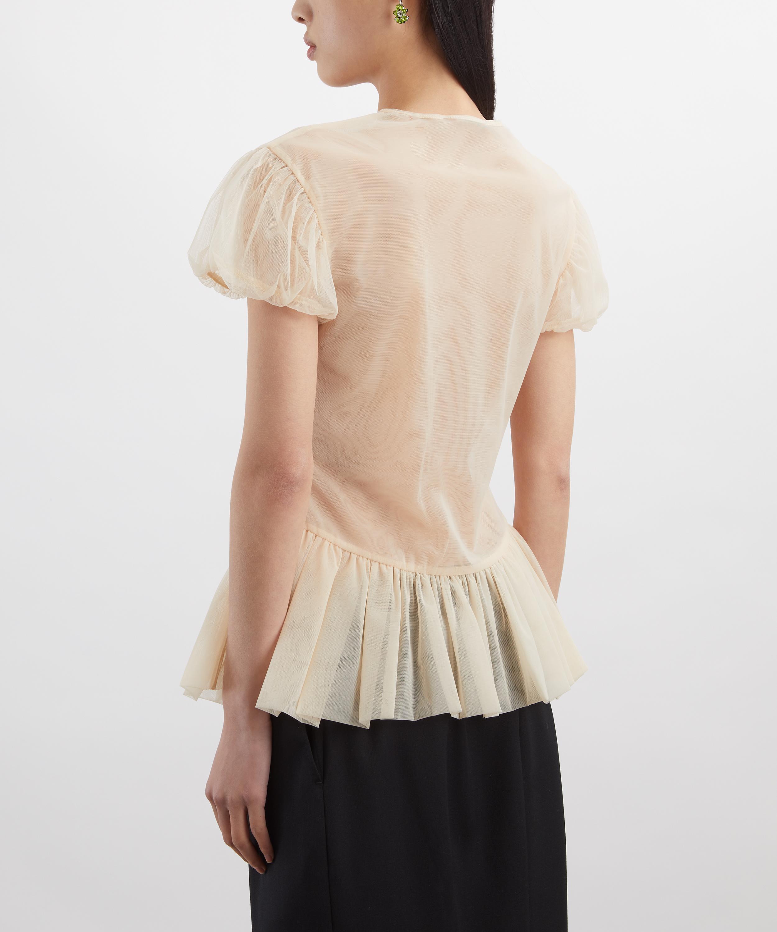 Simone Rocha - Sheer Ballet Peplum Top image number 3