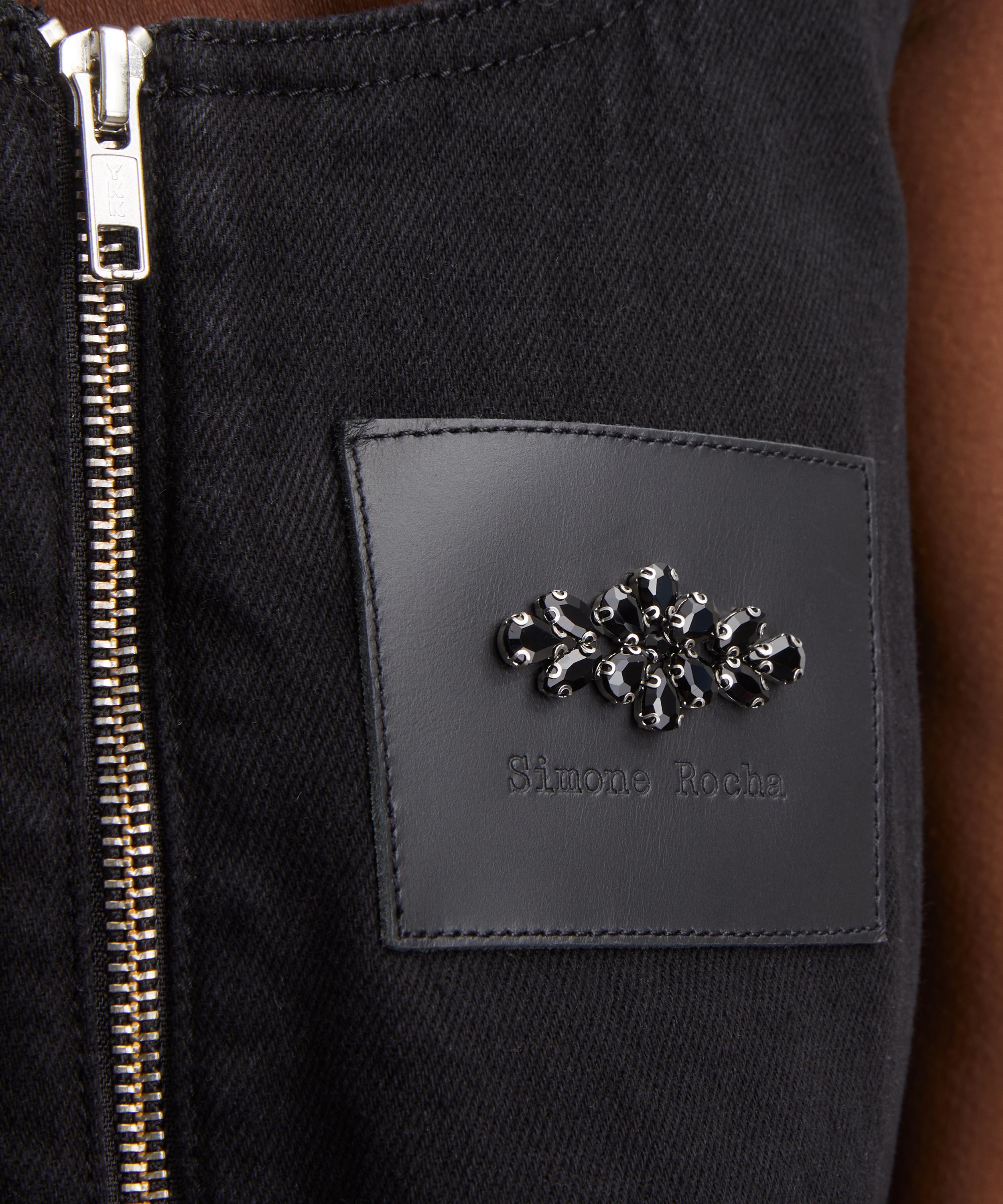 Simone Rocha - Embellished A-Line Mini Dress image number 4