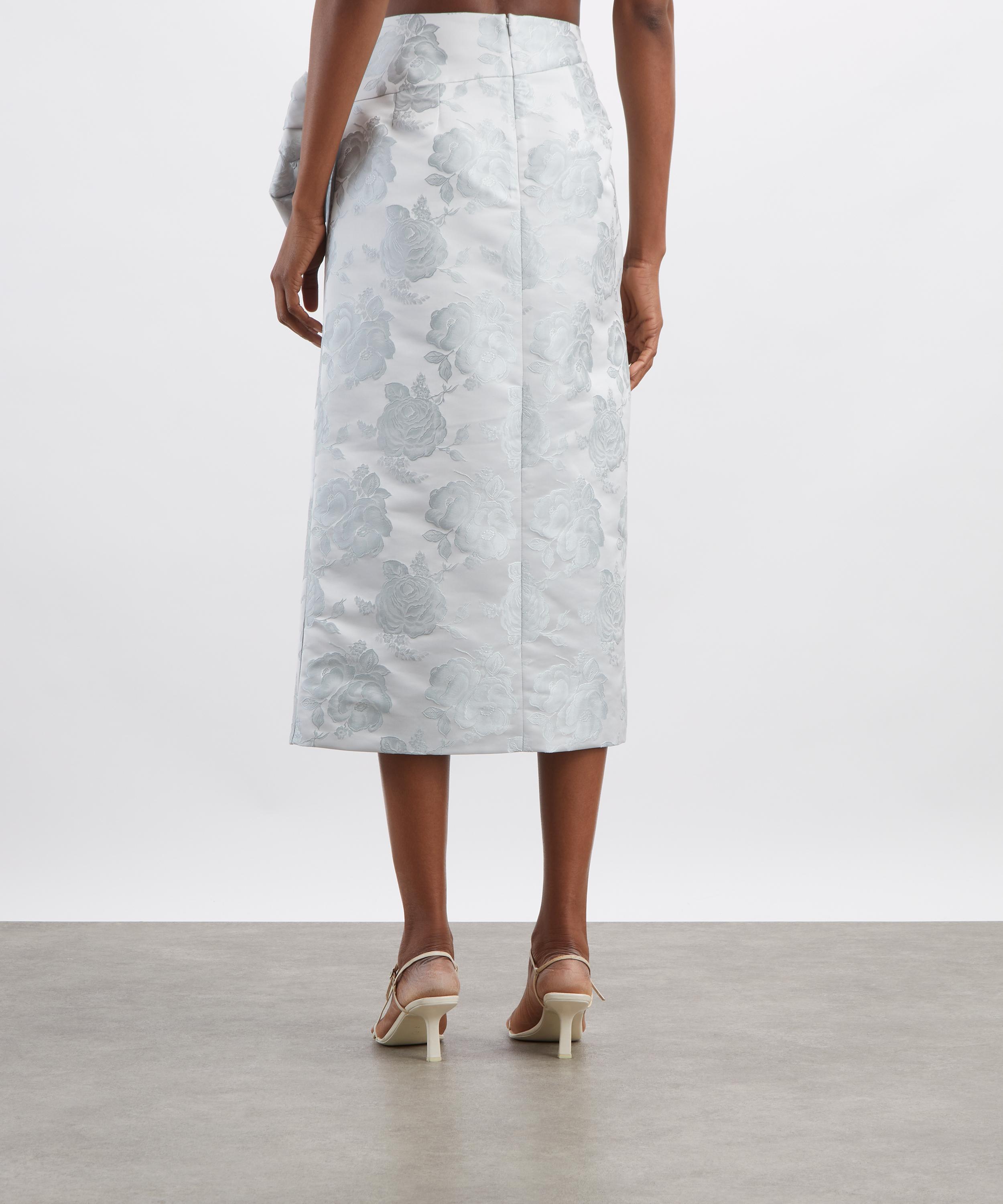 Simone Rocha - Gathered Flower Sash Skirt image number 3