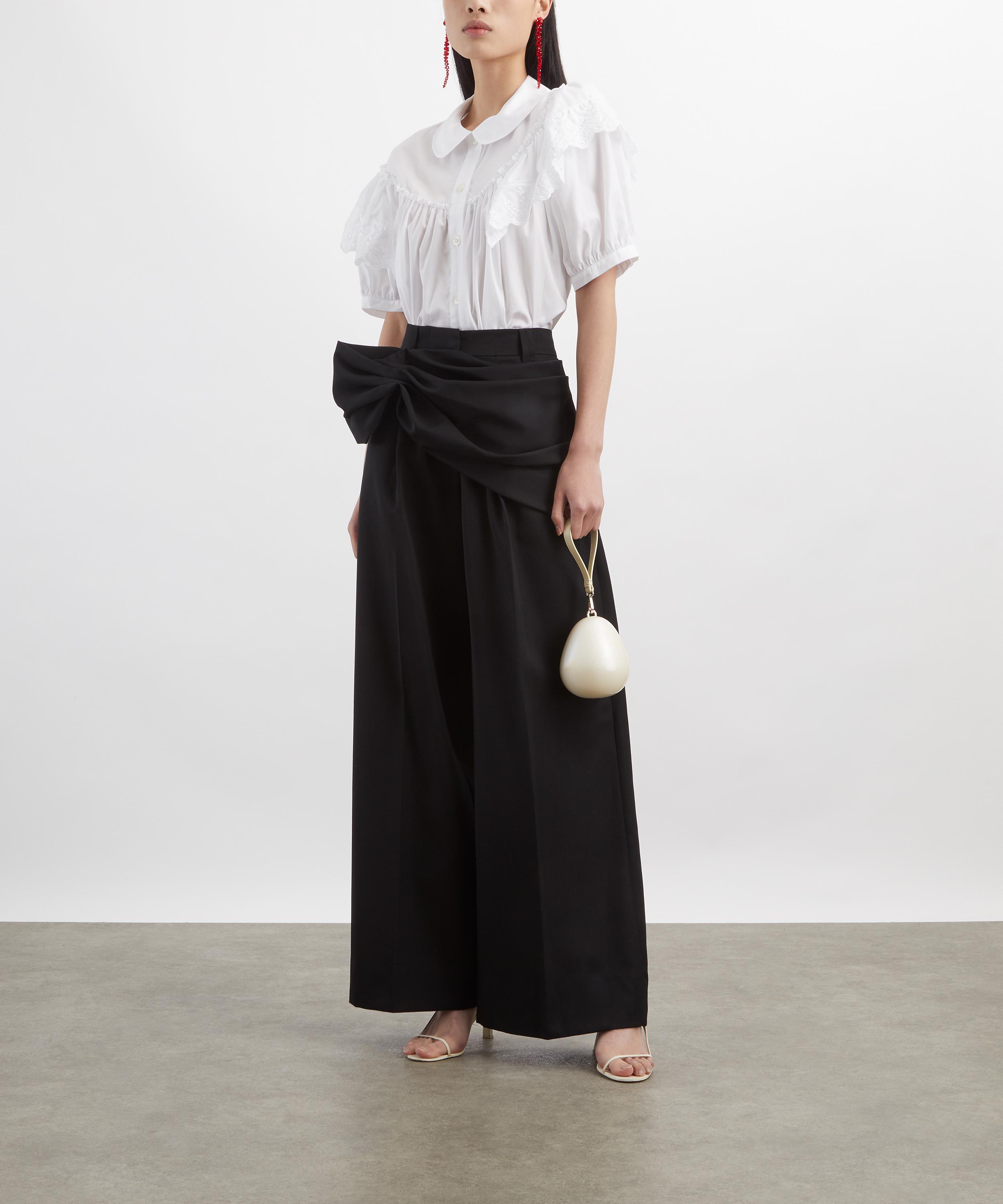 Simone Rocha - Gathered Flower Sash Trousers image number 1