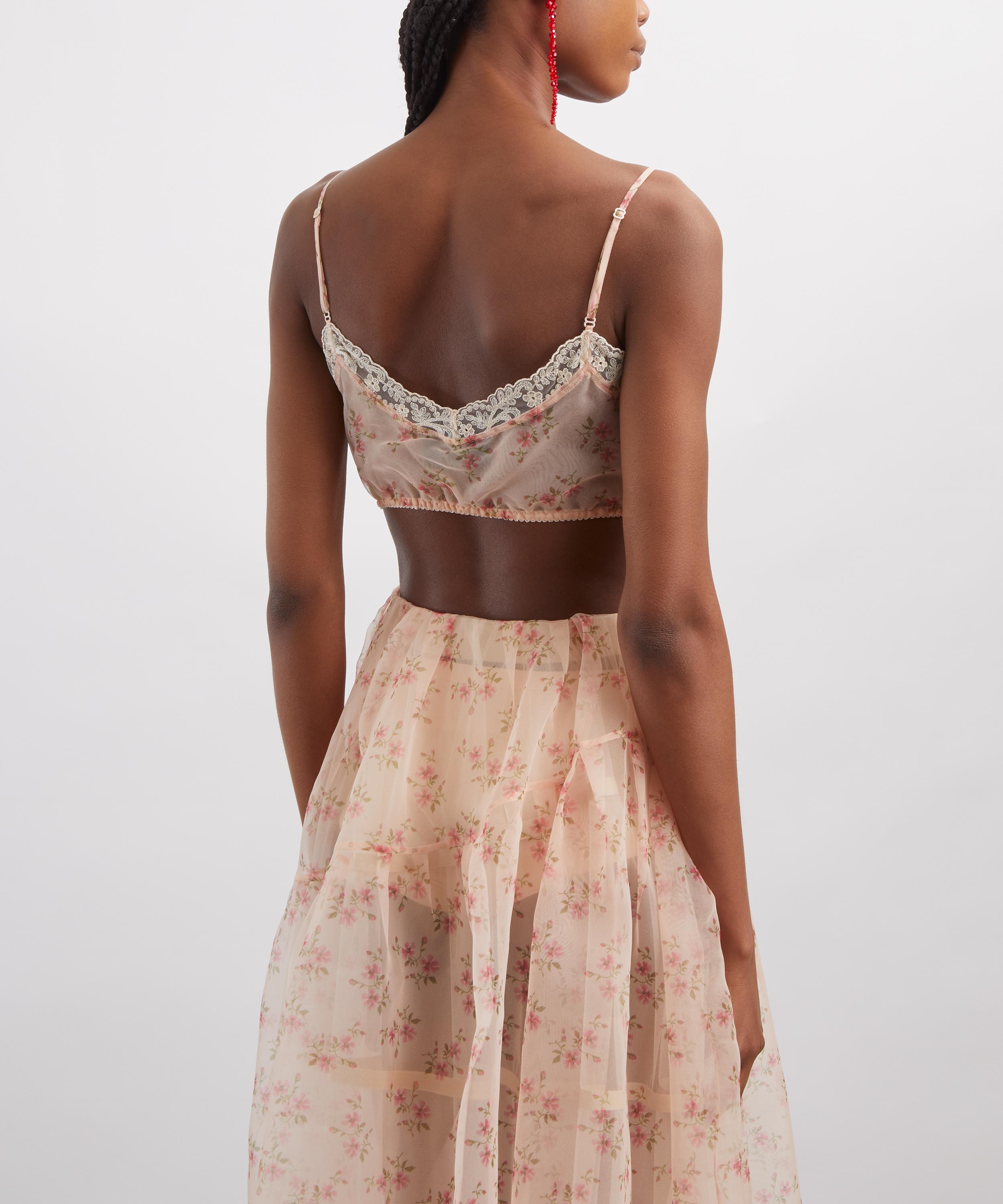 Simone Rocha - Sheer Lace Trim Bralette image number 3
