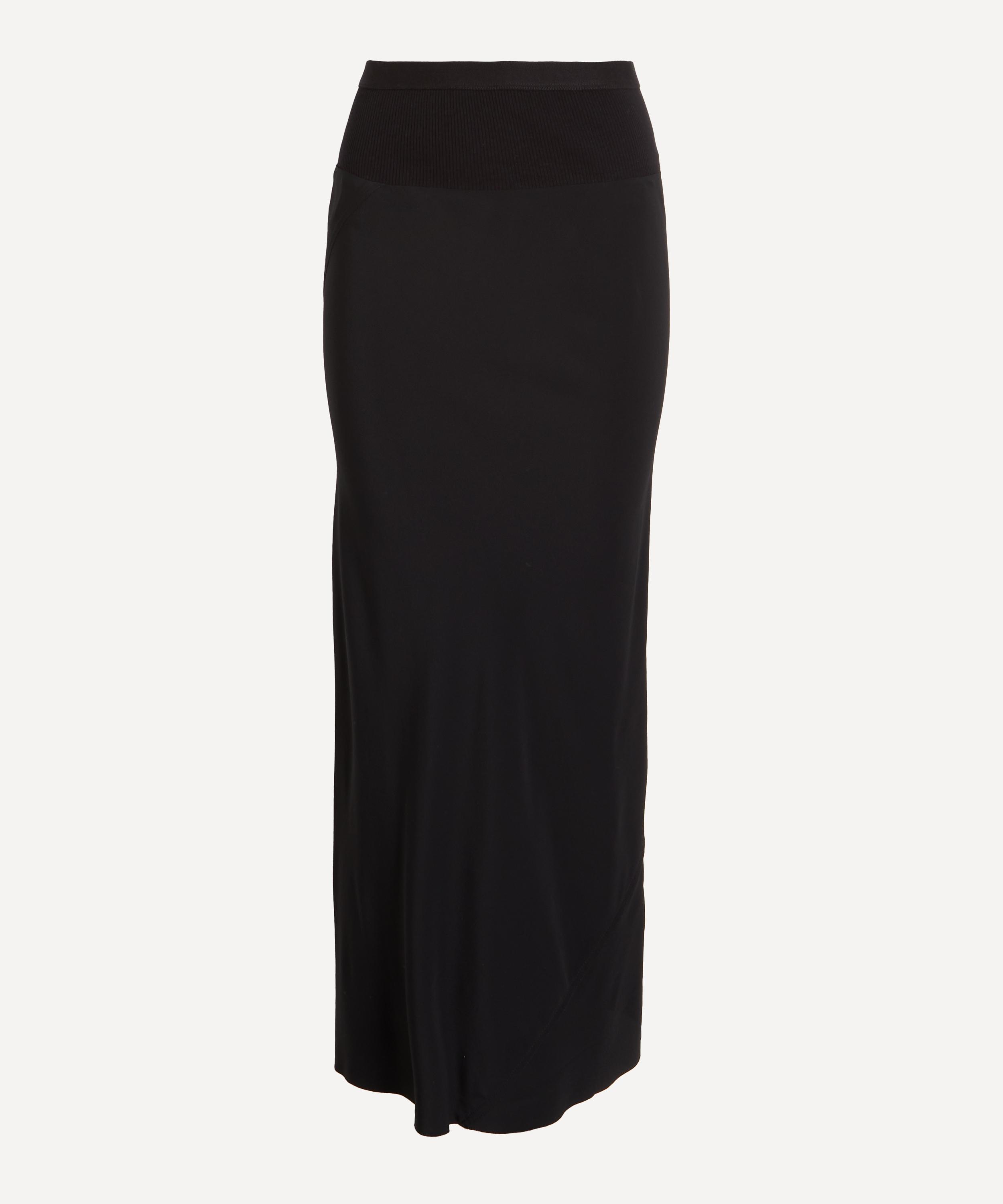 Rick Owens - Black Calf Bias Skirt&nbsp;