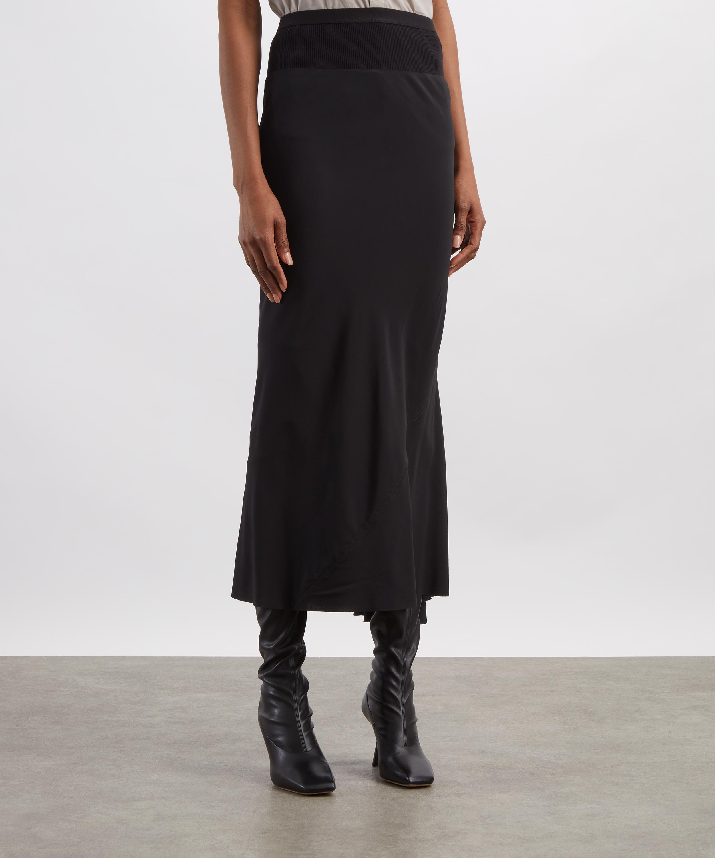 Rick Owens - Black Calf Bias Skirt&nbsp; image number 2