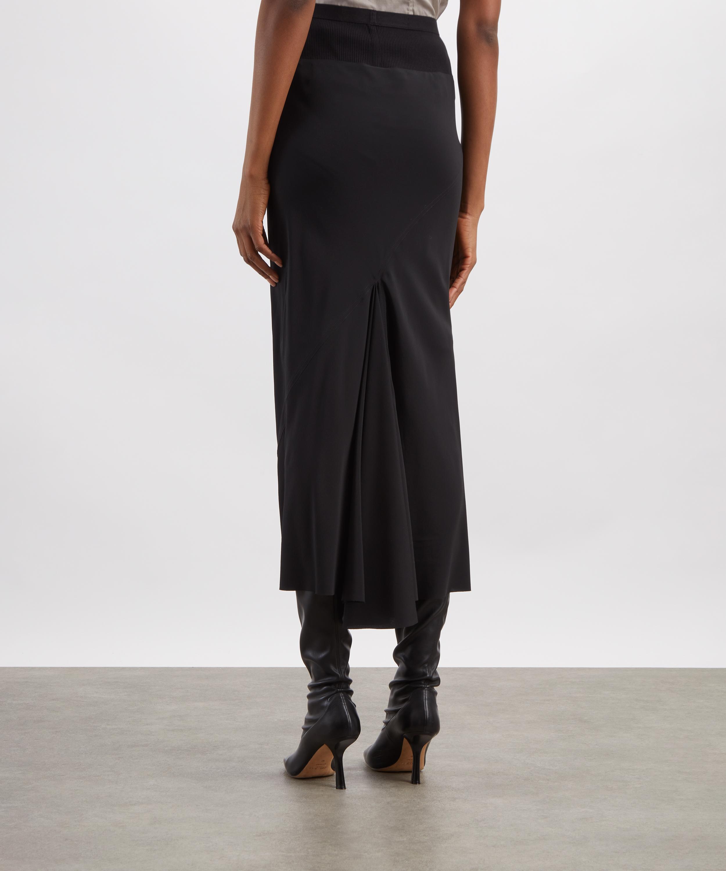 Rick Owens - Black Calf Bias Skirt&nbsp; image number 3