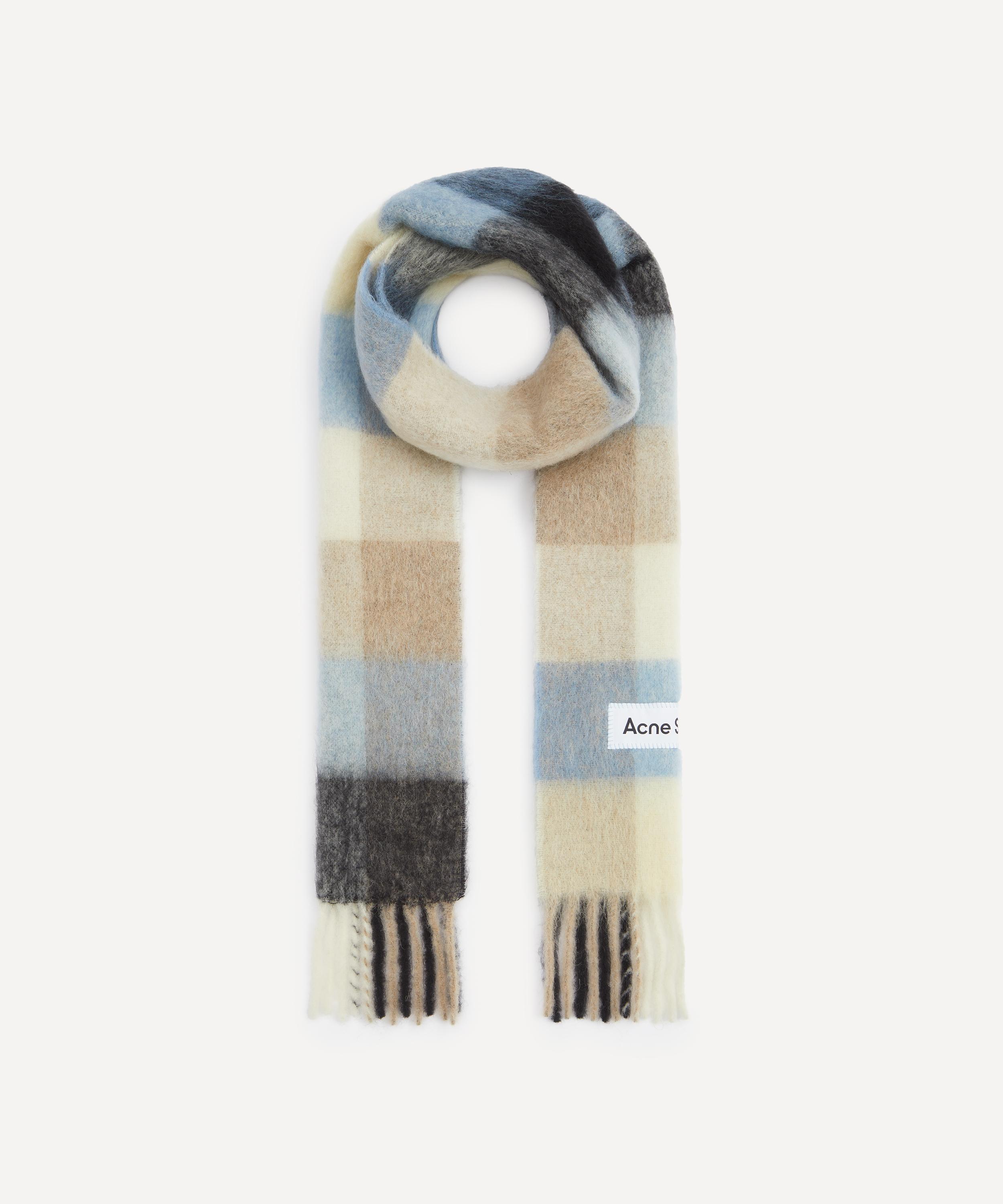 Acne Studios - Mohair-Blend Checked Scarf