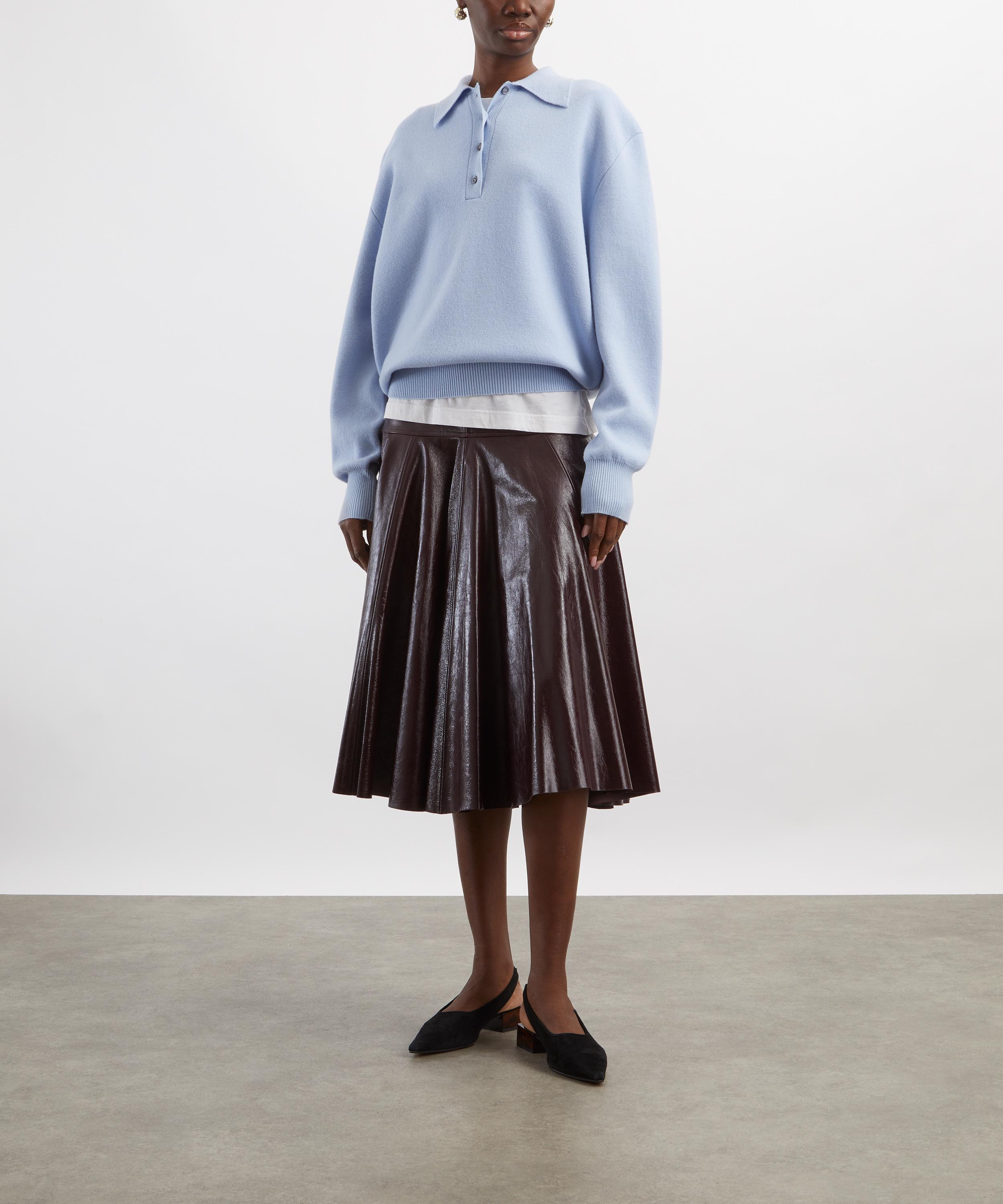 R&oacute;he - Baby Blue Compact Knitted Polo image number 1